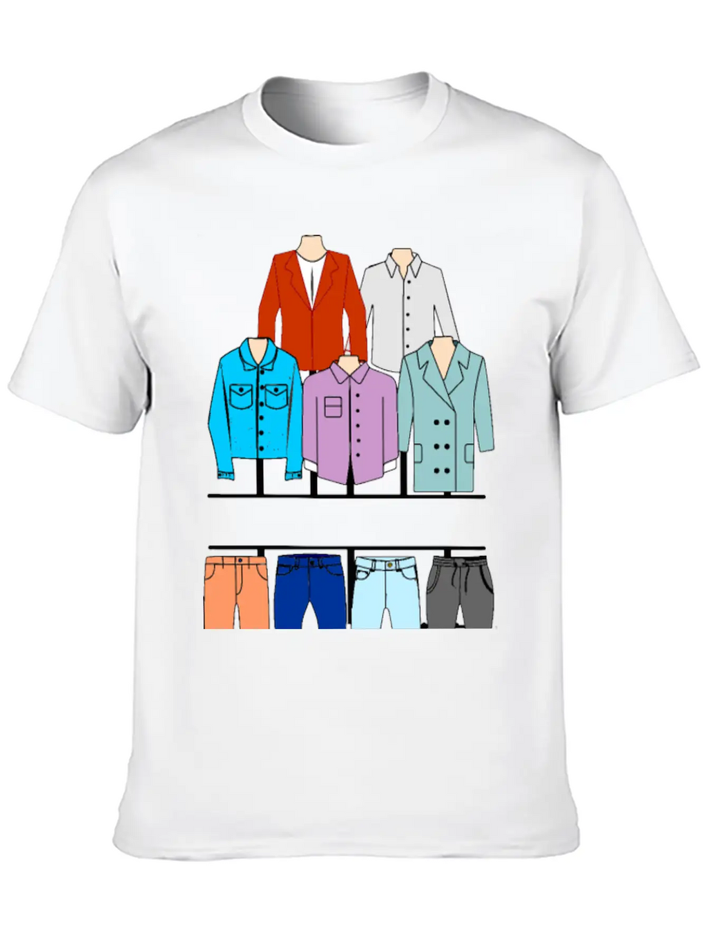 Men's Clothing Logo Breathable Soft Cotton T-Shirt – Timeless Casual Look