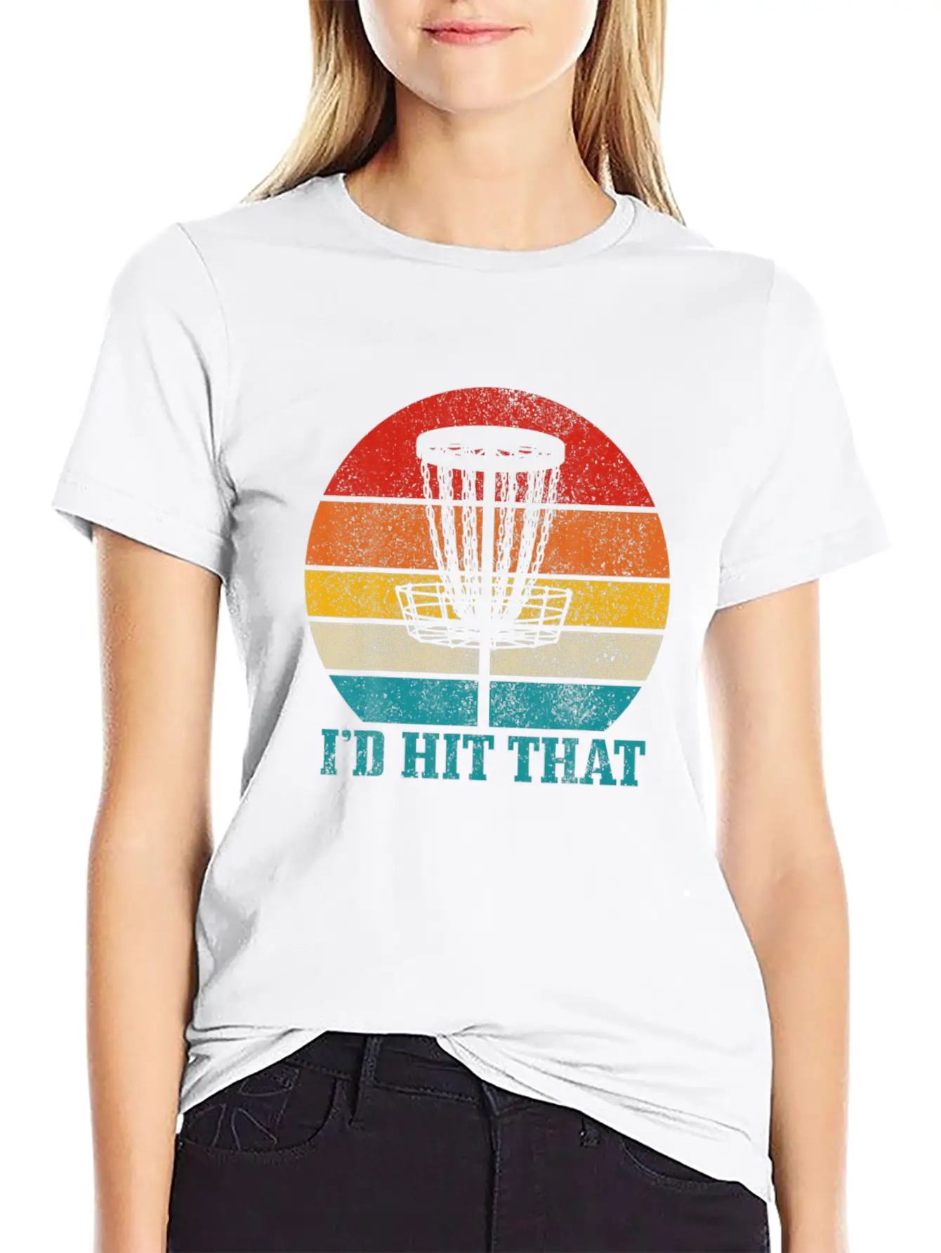 Mens Disco Golf I'd Hit That Funny Vintage Disc Unisex Casual T-Shirt – Clean Design For Daily Comfort