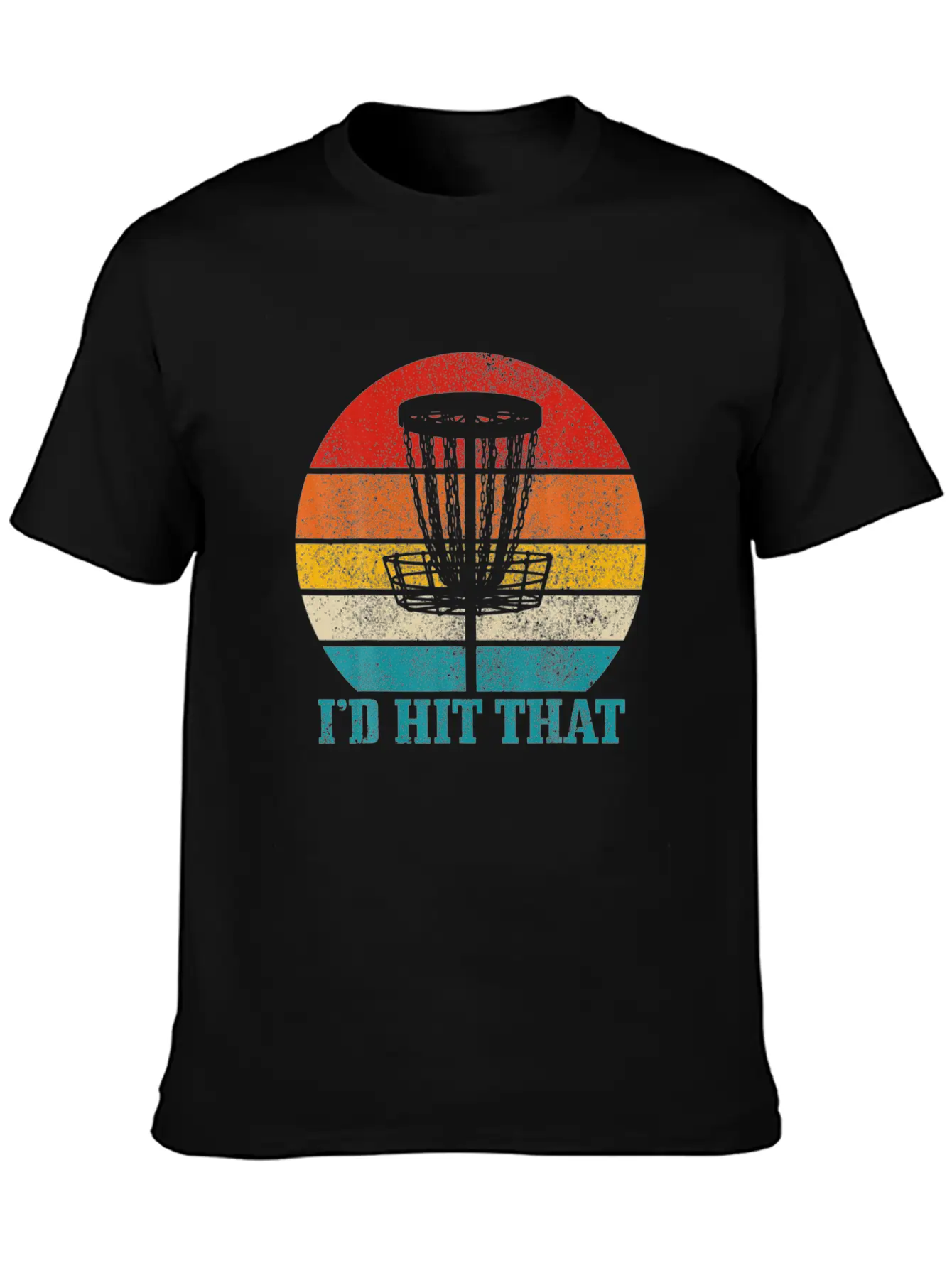 Mens Disco Golf I'd Hit That Funny Vintage Disc Unisex Casual T-Shirt – Clean Design For Daily Comfort
