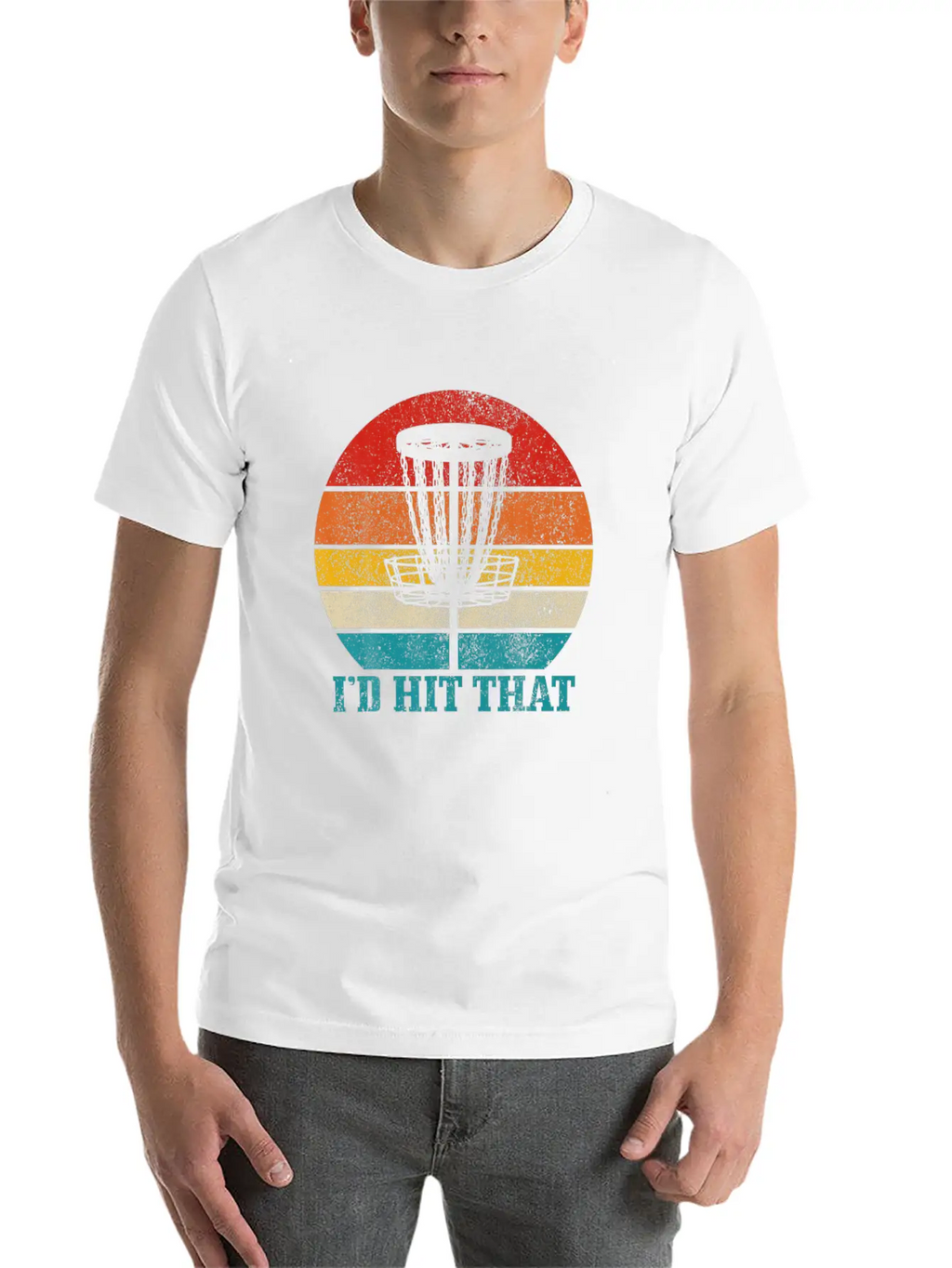 Mens Disco Golf I'd Hit That Funny Vintage Disc Unisex Casual T-Shirt – Clean Design For Daily Comfort