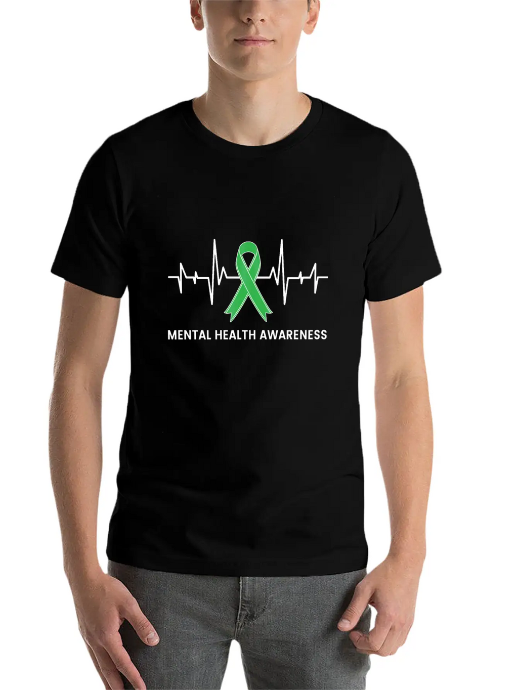Mental Health Awareness Gift Survivor Support Casual Graphic T-Shirt – Simple And Comfortable Daily Wear