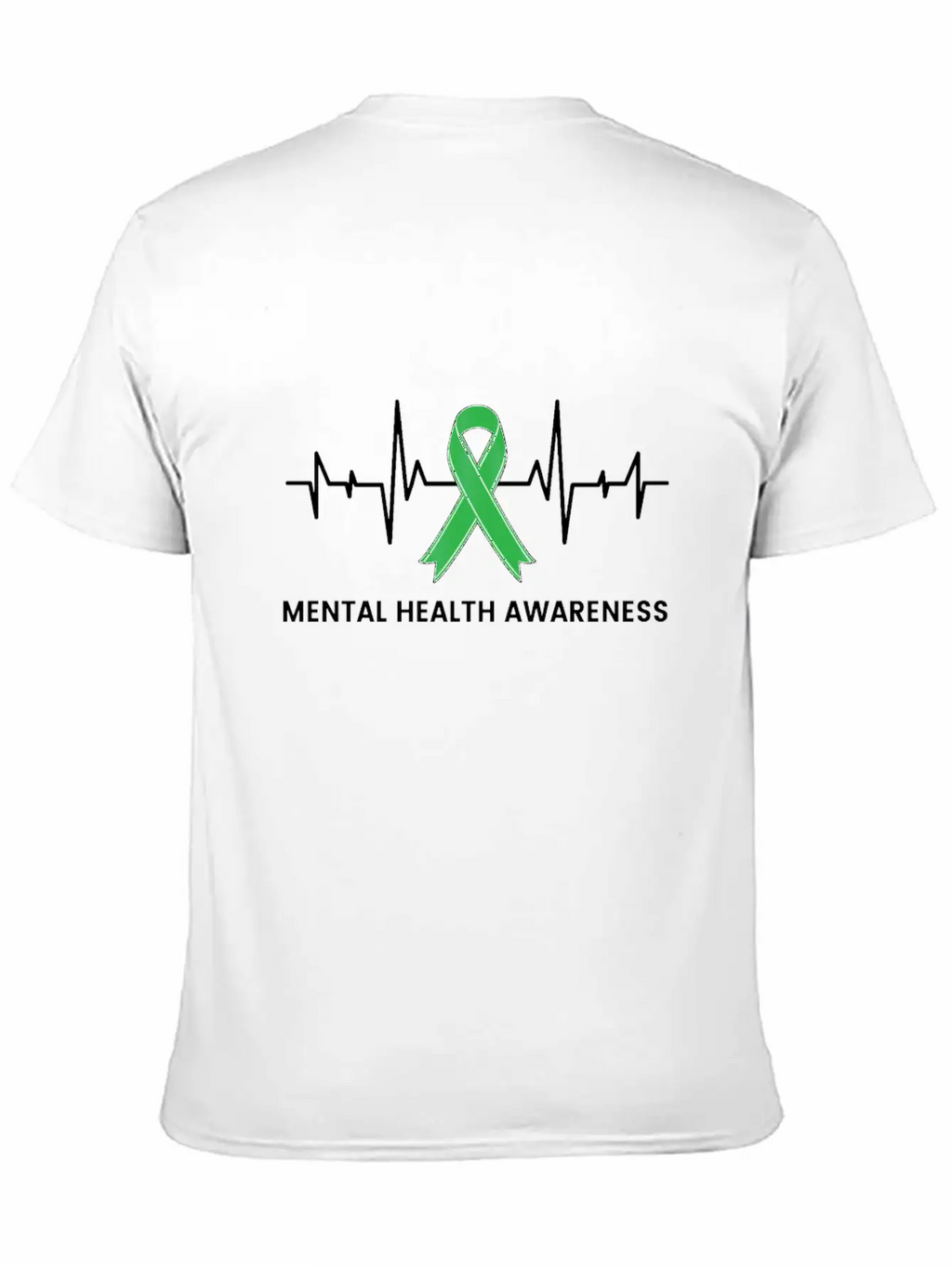 Mental Health Awareness Gift Survivor Support Casual Graphic T-Shirt – Simple And Comfortable Daily Wear