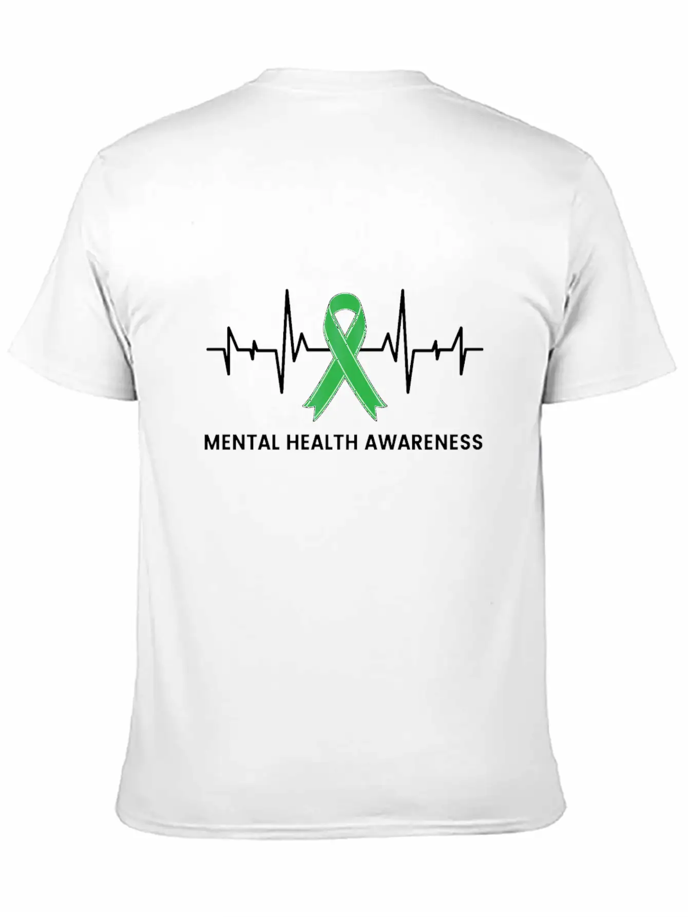 Mental Health Awareness Gift Survivor Support Casual Graphic T-Shirt – Simple And Comfortable Daily Wear