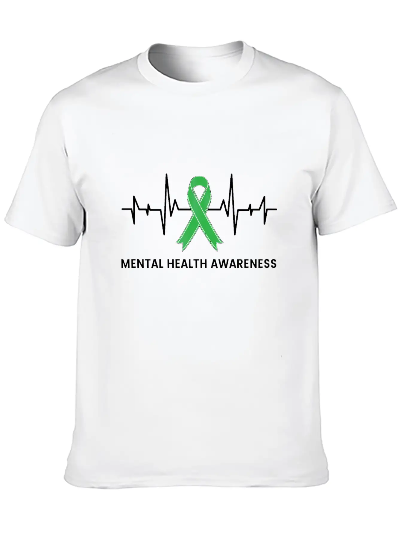 Mental Health Awareness Gift Survivor Support Casual Graphic T-Shirt – Simple And Comfortable Daily Wear