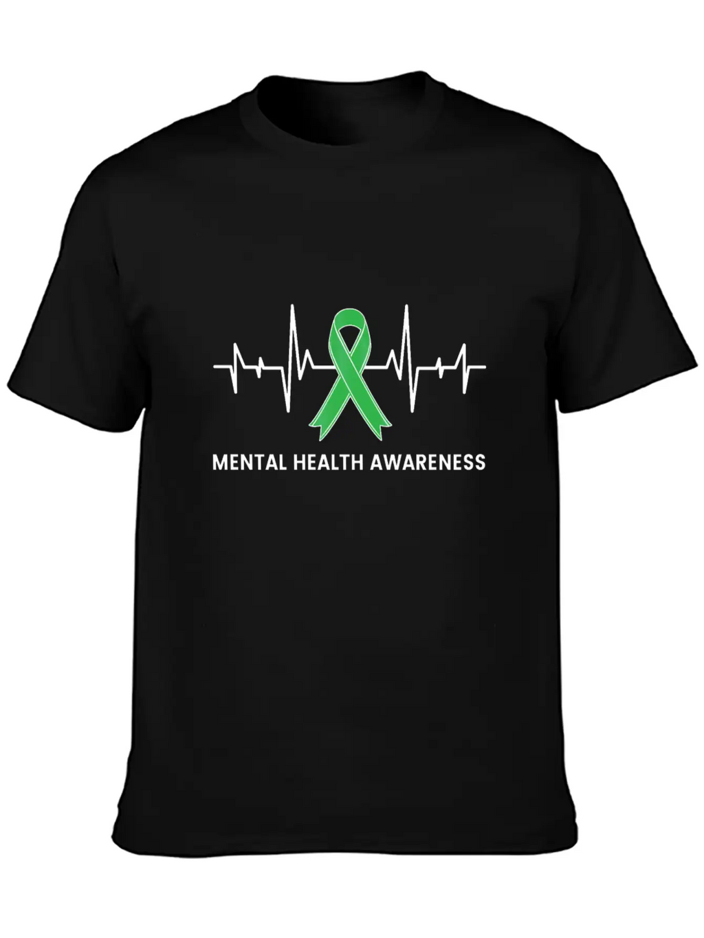 Mental Health Awareness Gift Survivor Support Casual Graphic T-Shirt – Simple And Comfortable Daily Wear