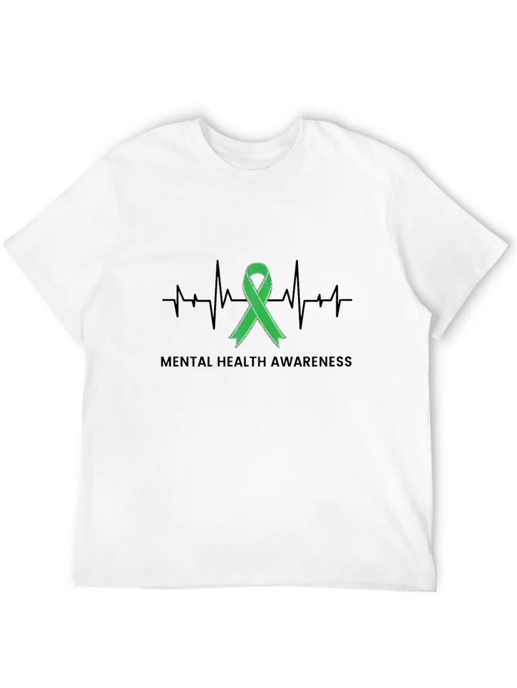 Mental Health Awareness Gift Survivor Support Casual Graphic T-Shirt – Simple And Comfortable Daily Wear