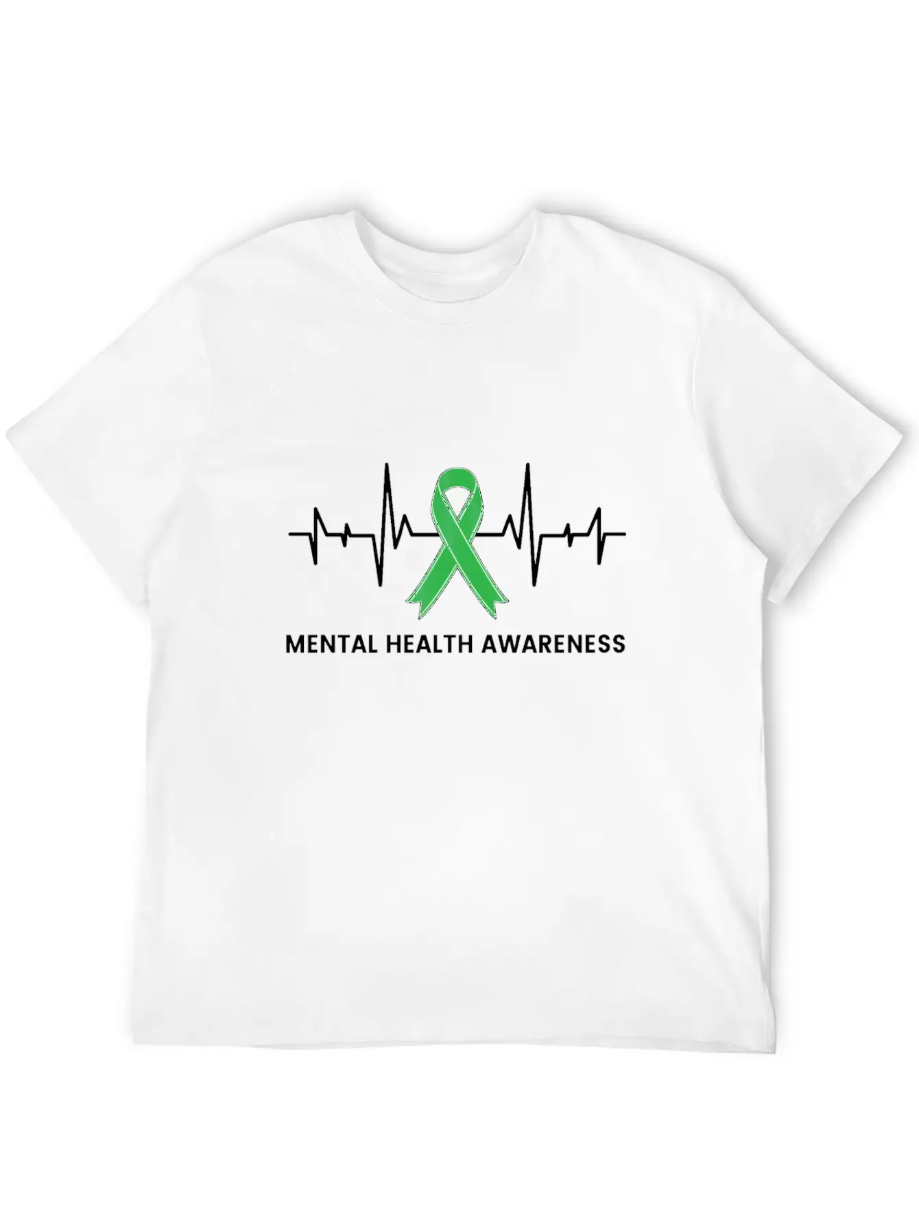 Mental Health Awareness Gift Survivor Support Casual Graphic T-Shirt – Simple And Comfortable Daily Wear