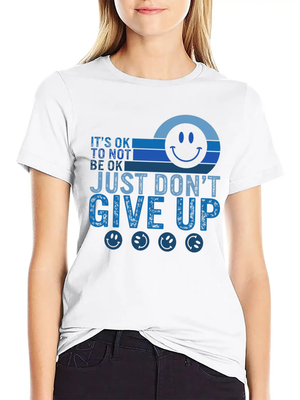 Mental Health Awareness Shirt, It's Okay To Not Breathable Soft Cotton T-Shirt – Timeless Casual Look
