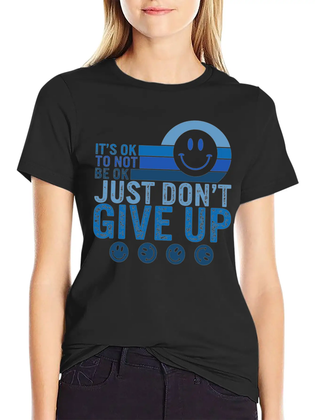 Mental Health Awareness Shirt, It's Okay To Not Breathable Soft Cotton T-Shirt – Timeless Casual Look