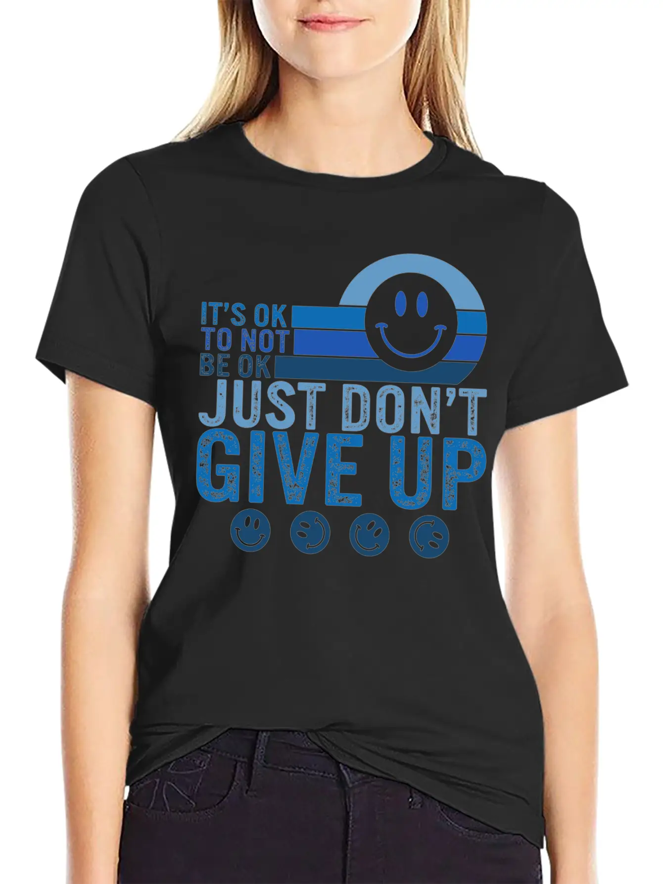Mental Health Awareness Shirt, It's Okay To Not Breathable Soft Cotton T-Shirt – Timeless Casual Look