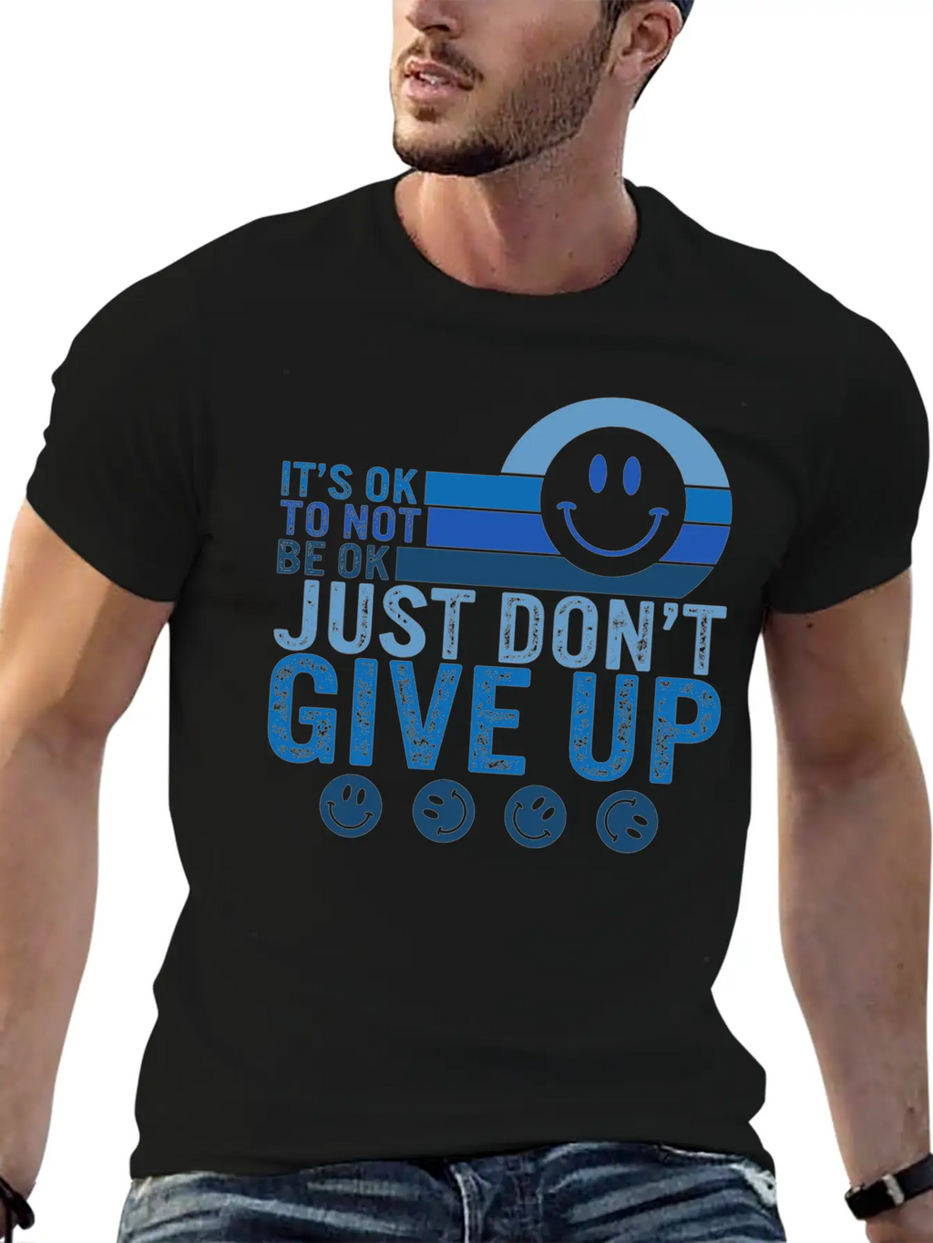 Mental Health Awareness Shirt, It's Okay To Not Breathable Soft Cotton T-Shirt – Timeless Casual Look