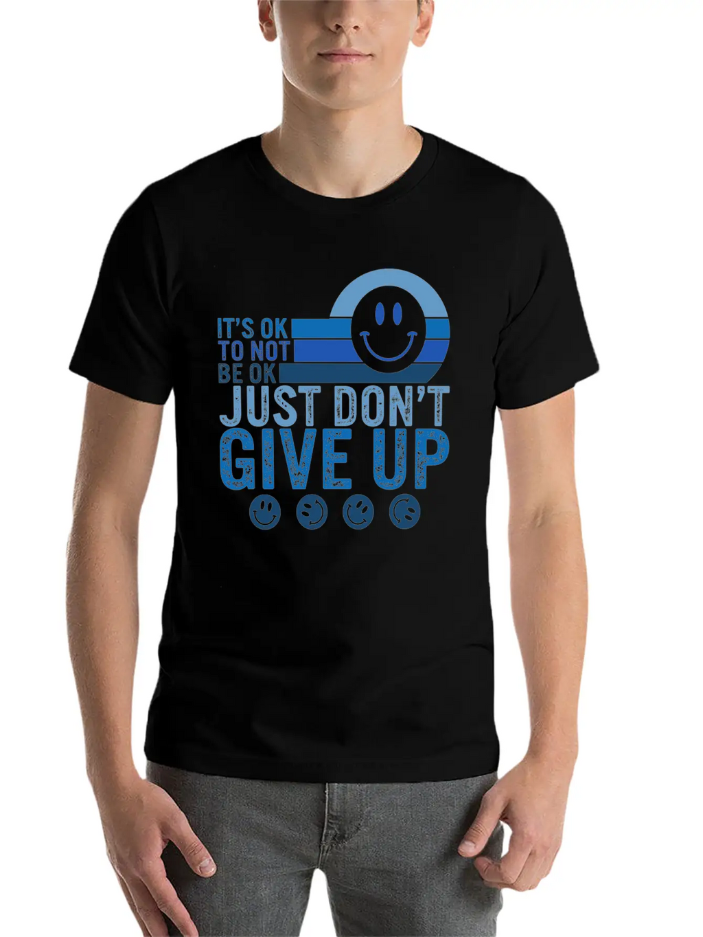 Mental Health Awareness Shirt, It's Okay To Not Breathable Soft Cotton T-Shirt – Timeless Casual Look
