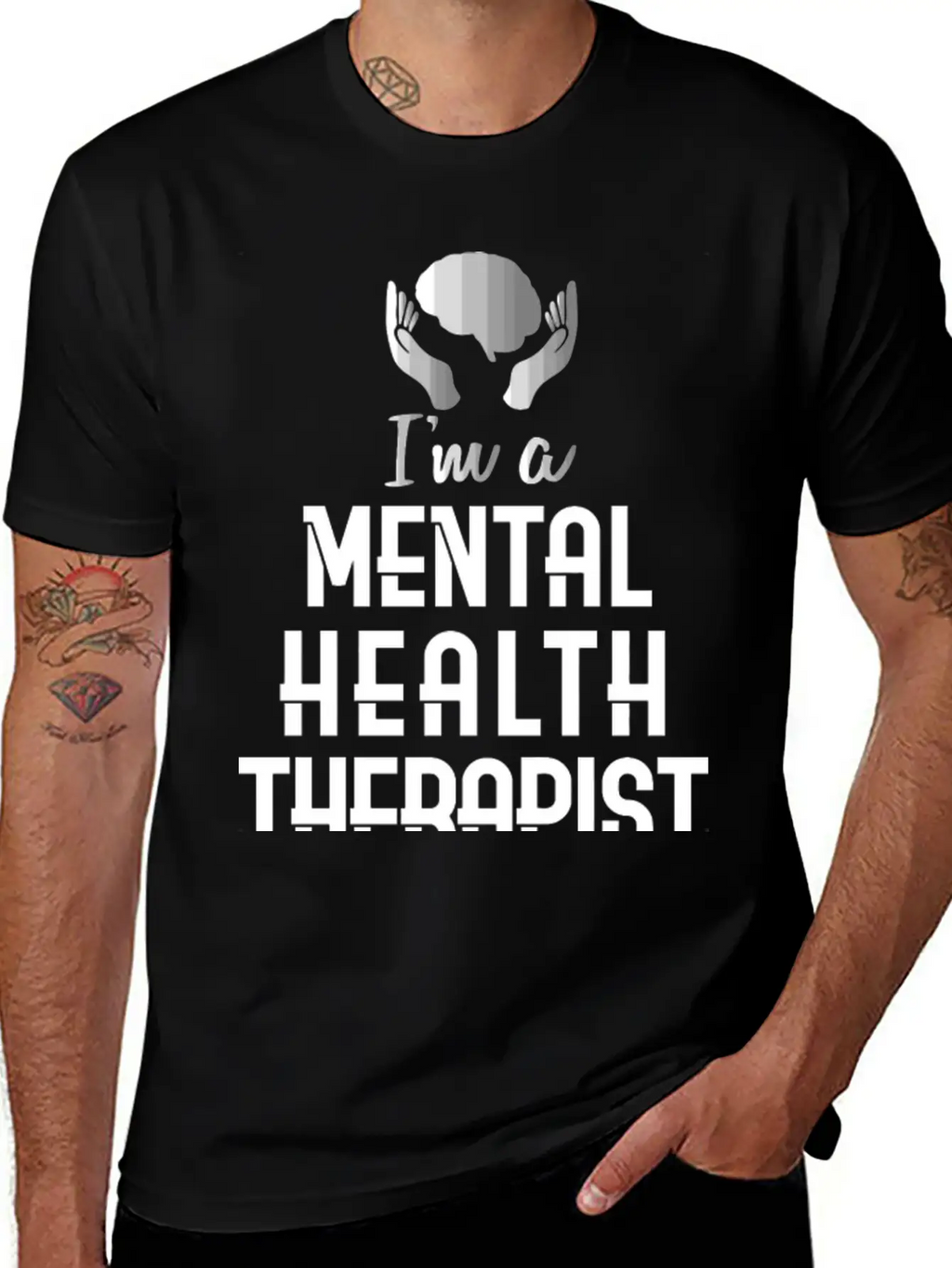 Mental Health Counselor Quote Therapist Casual Graphic T-Shirt – Simple And Comfortable Daily Wear