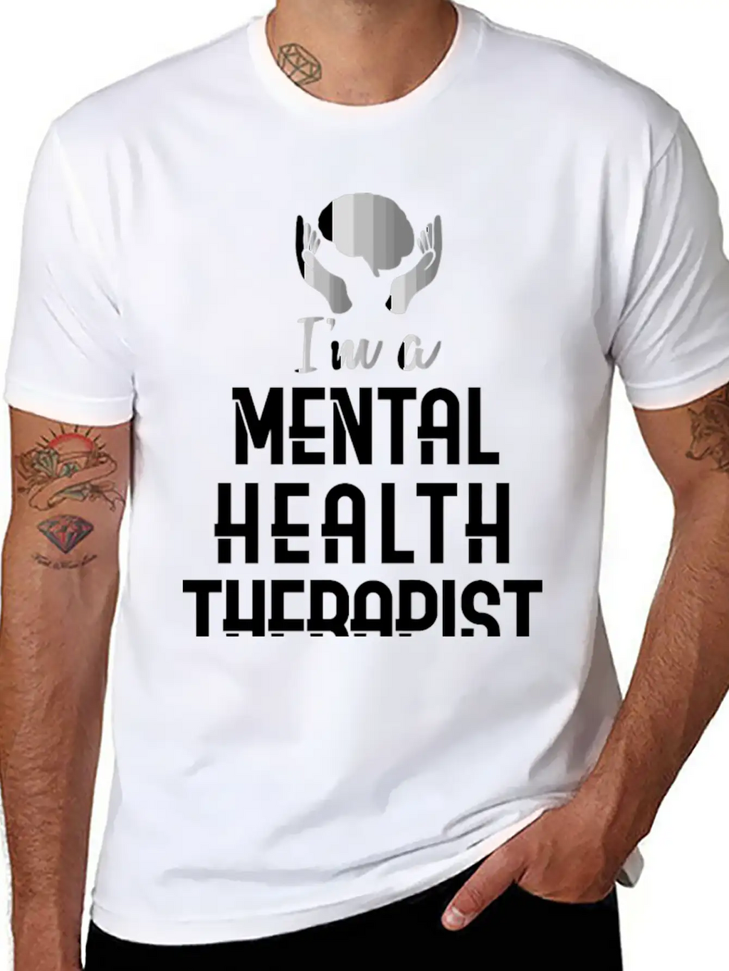 Mental Health Counselor Quote Therapist Casual Graphic T-Shirt – Simple And Comfortable Daily Wear