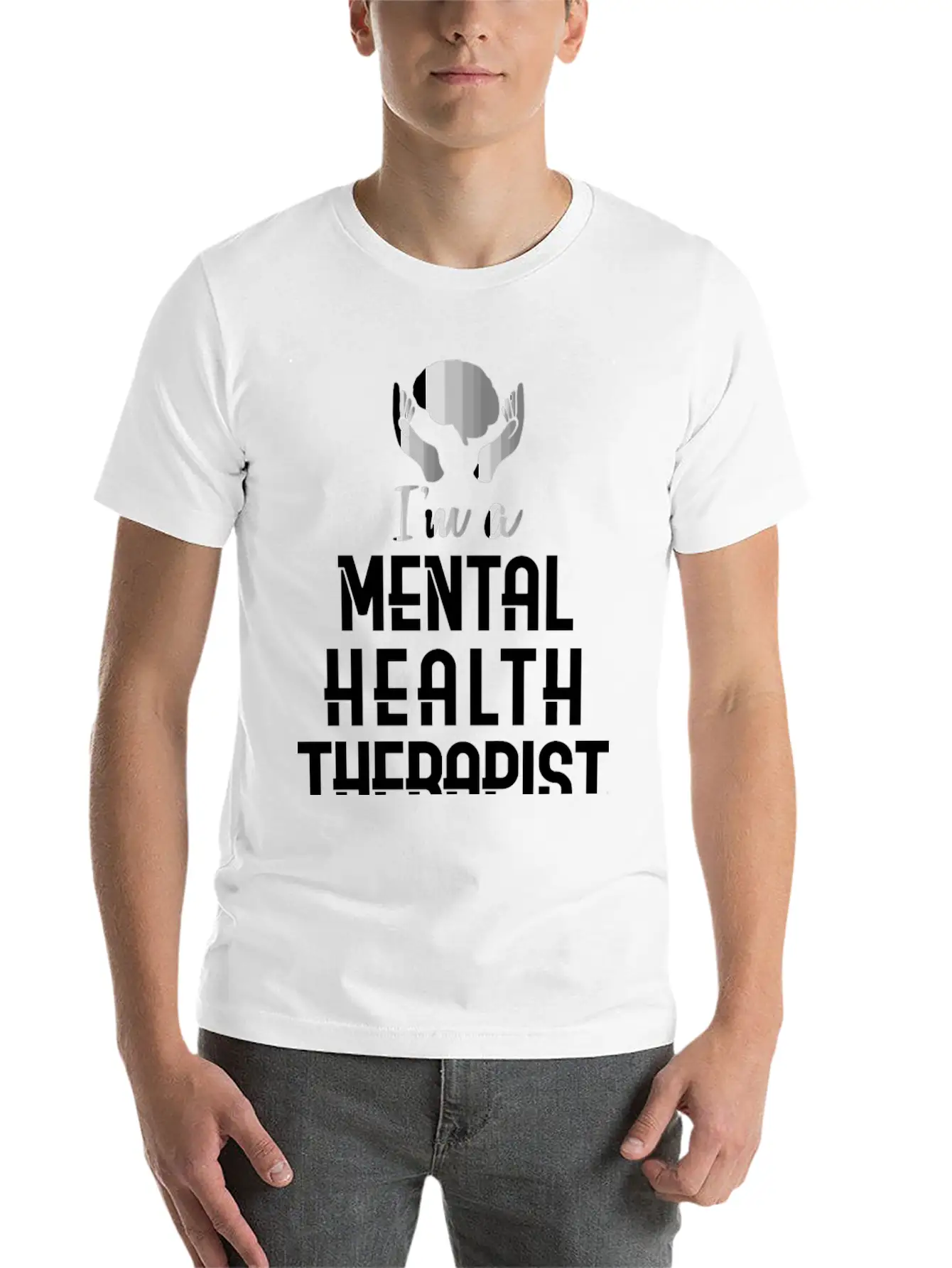 Mental Health Counselor Quote Therapist Casual Graphic T-Shirt – Simple And Comfortable Daily Wear
