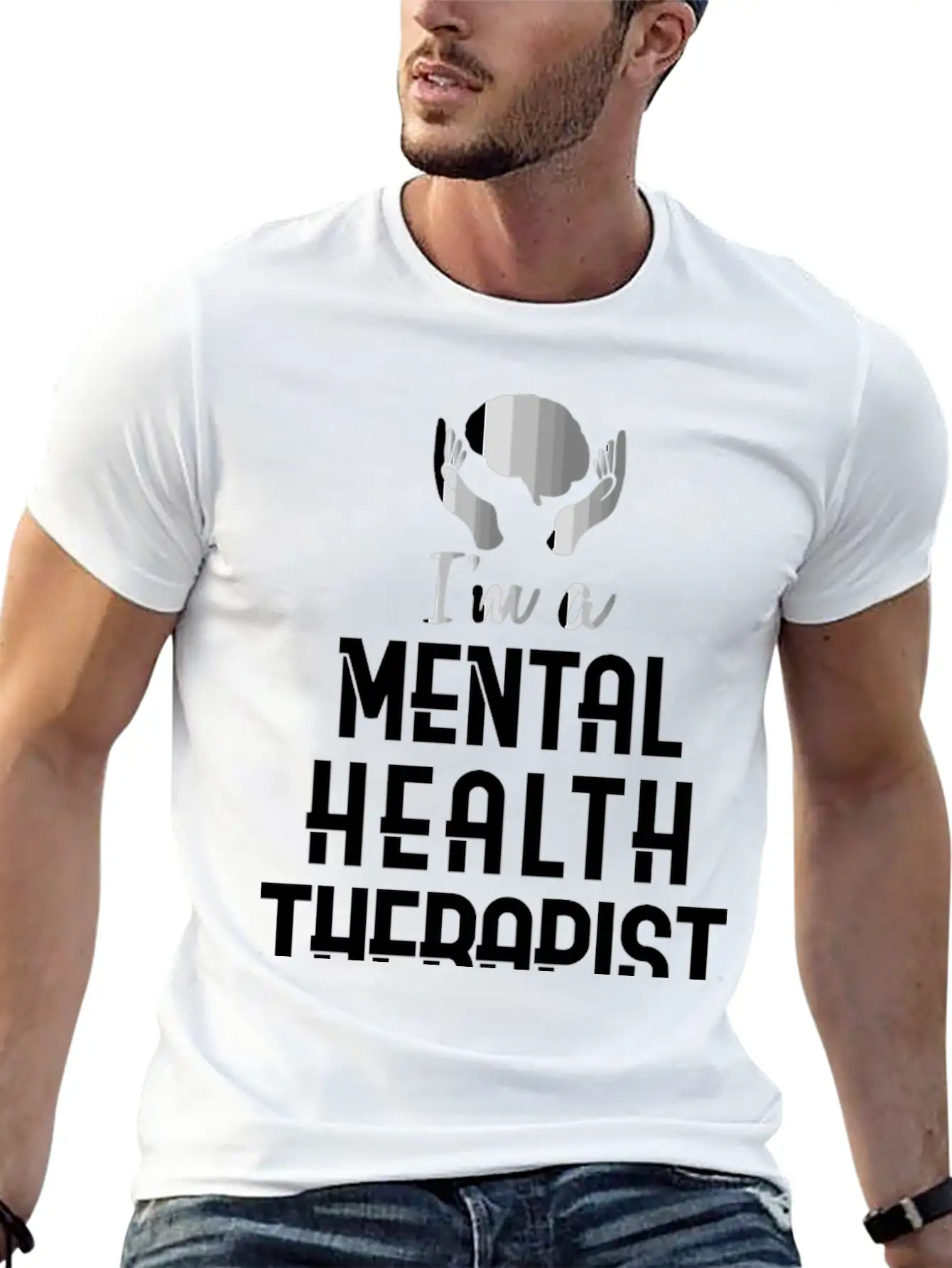 Mental Health Counselor Quote Therapist Casual Graphic T-Shirt – Simple And Comfortable Daily Wear