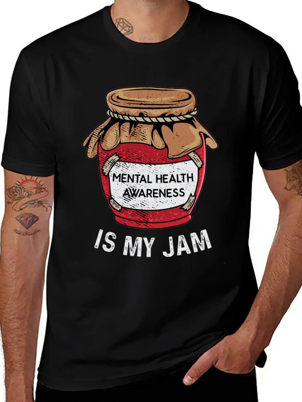Mental Health Is My Jam Mental Health Awareness An Unisex Casual T-Shirt – Clean Design For Daily Comfort