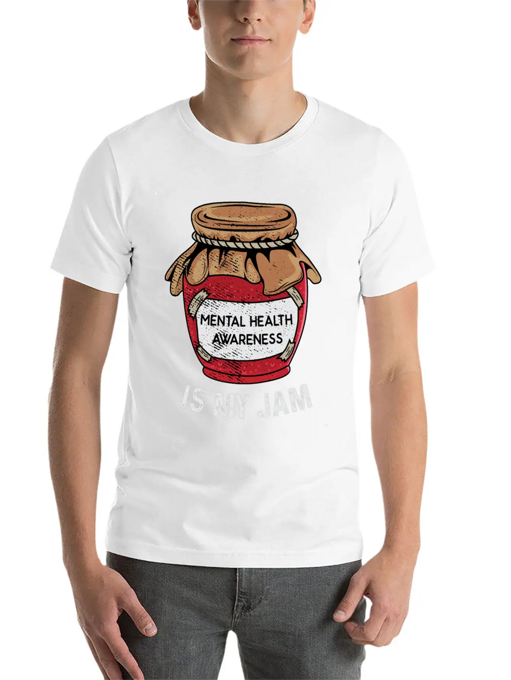 Mental Health Is My Jam Mental Health Awareness An Unisex Casual T-Shirt – Clean Design For Daily Comfort