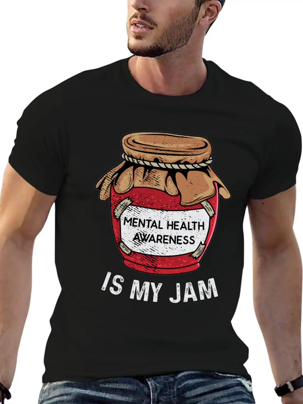 Mental Health Is My Jam Mental Health Awareness An Unisex Casual T-Shirt – Clean Design For Daily Comfort