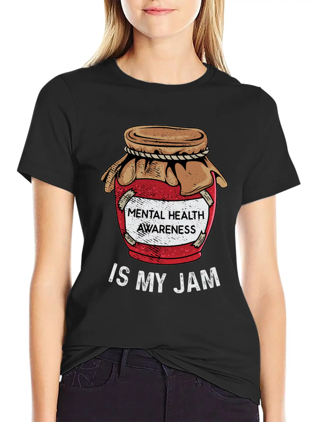 Mental Health Is My Jam Mental Health Awareness An Unisex Casual T-Shirt – Clean Design For Daily Comfort