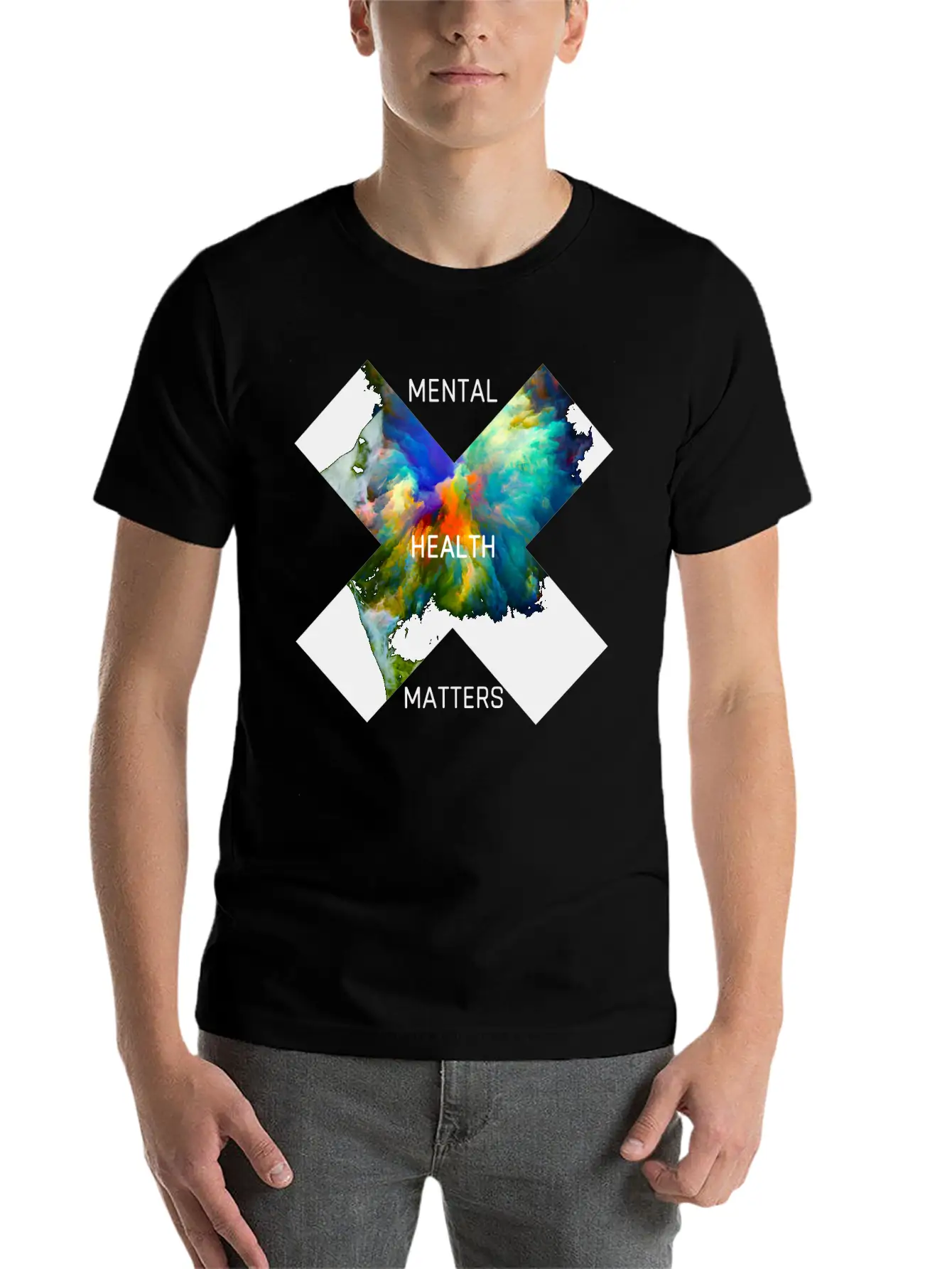 Mental Health Matters X Image Unisex Casual T-Shirt – Clean Design For Daily Comfort