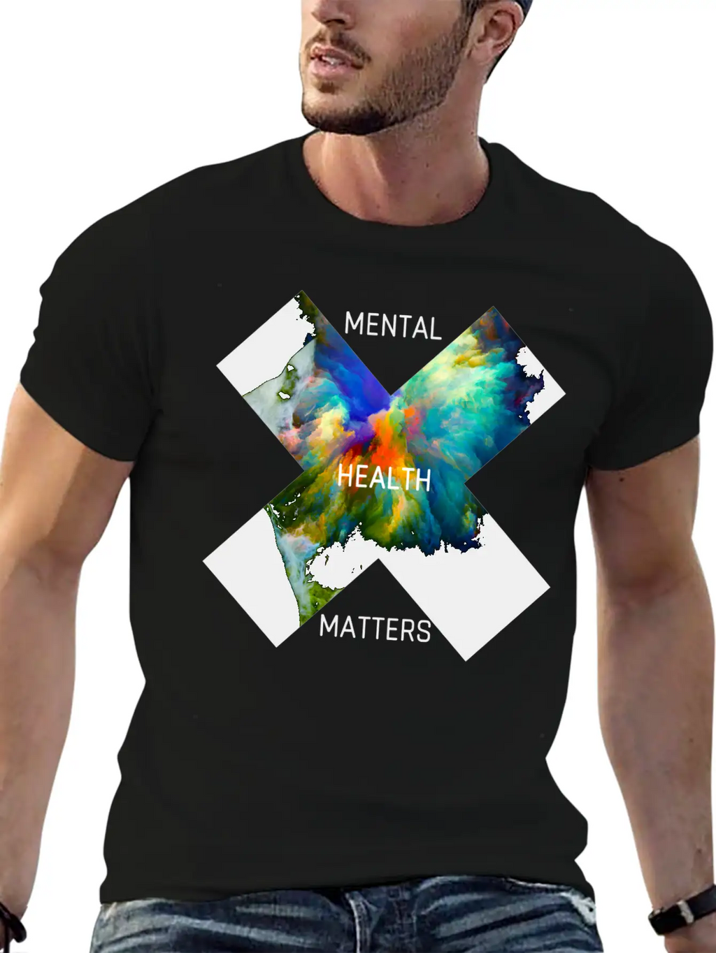 Mental Health Matters X Image Unisex Casual T-Shirt – Clean Design For Daily Comfort