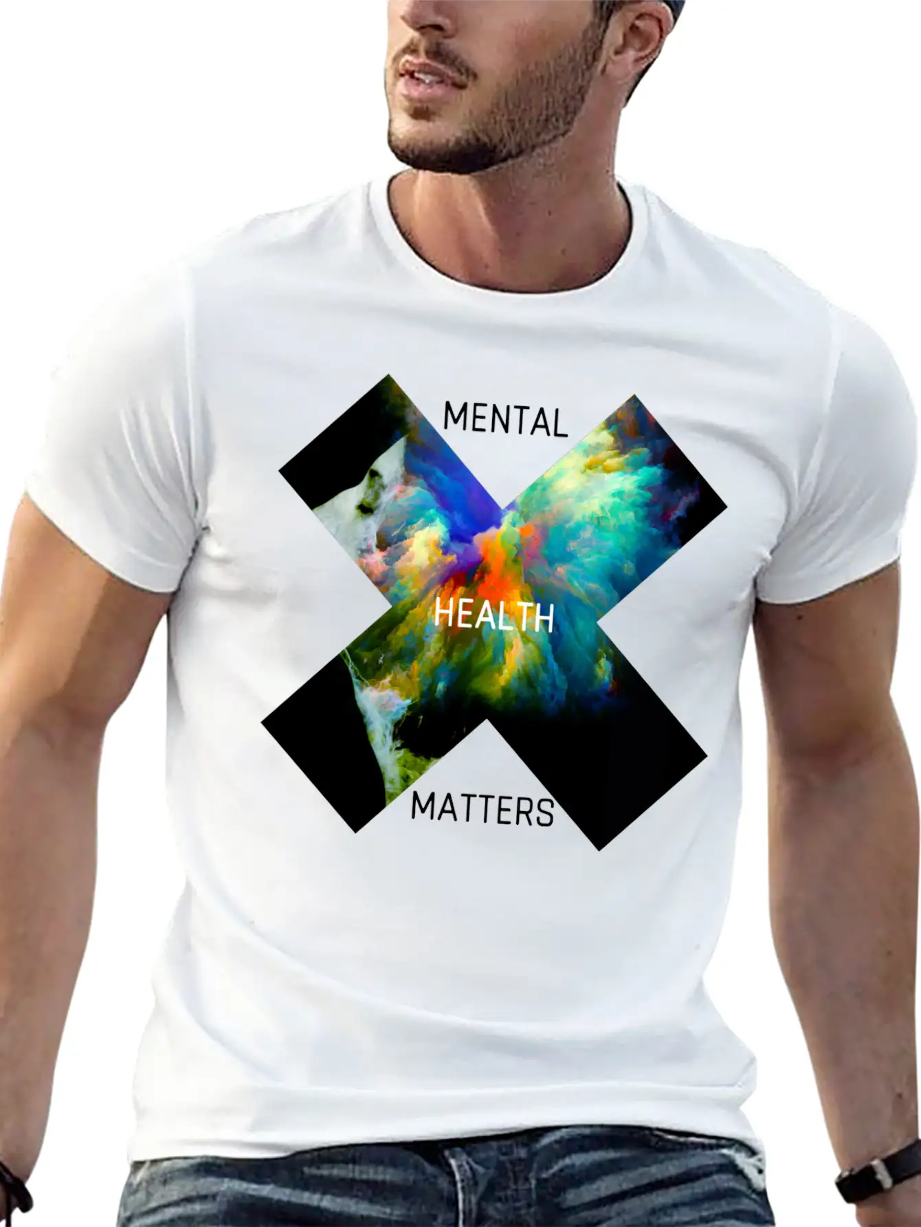 Mental Health Matters X Image Unisex Casual T-Shirt – Clean Design For Daily Comfort