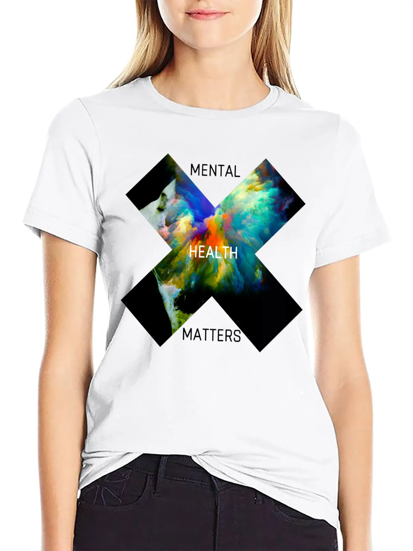 Mental Health Matters X Image Unisex Casual T-Shirt – Clean Design For Daily Comfort