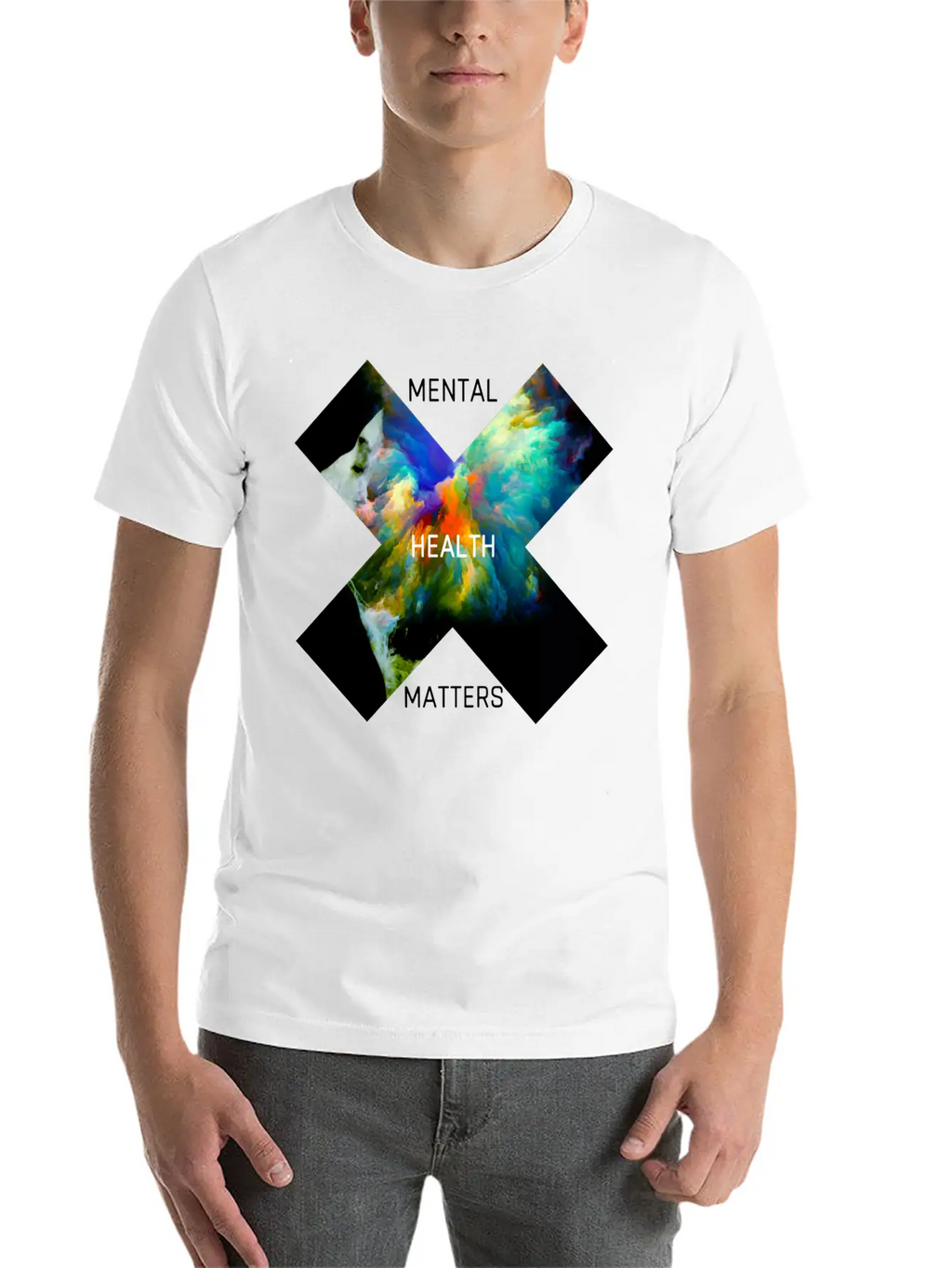 Mental Health Matters X Image Unisex Casual T-Shirt – Clean Design For Daily Comfort