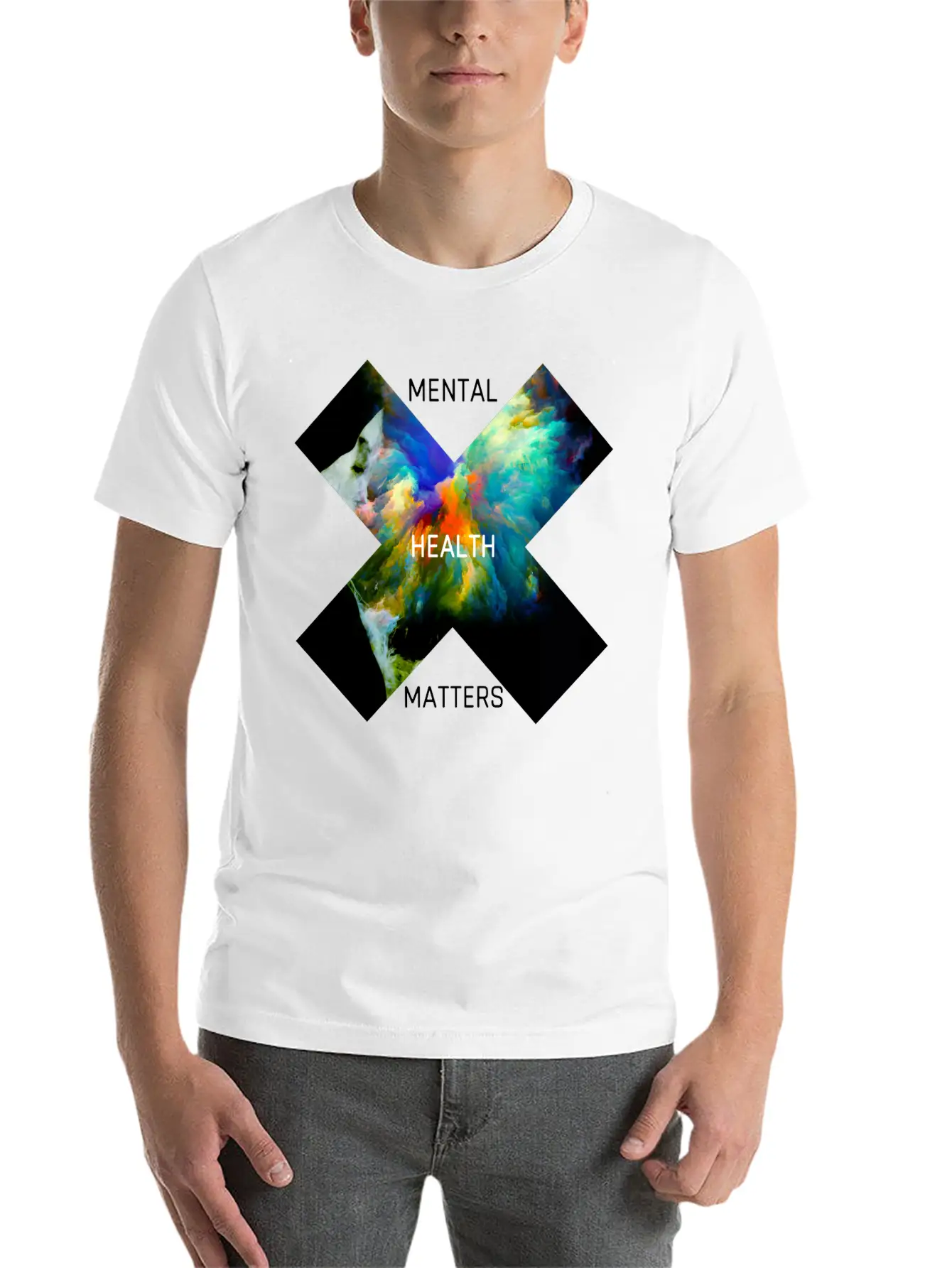Mental Health Matters X Image Unisex Casual T-Shirt – Clean Design For Daily Comfort