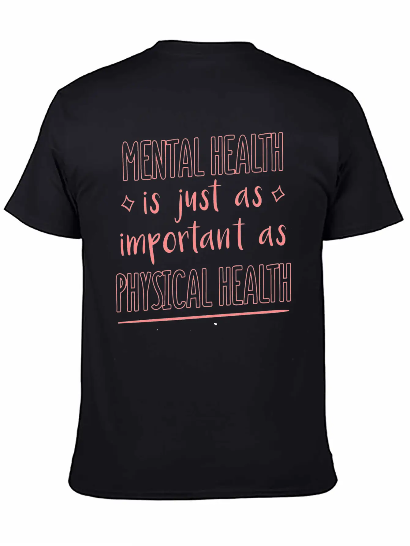 Mental Health Sayings Classic Fit Graphic Tee For Daily Comfort – Unisex Cotton Shirt
