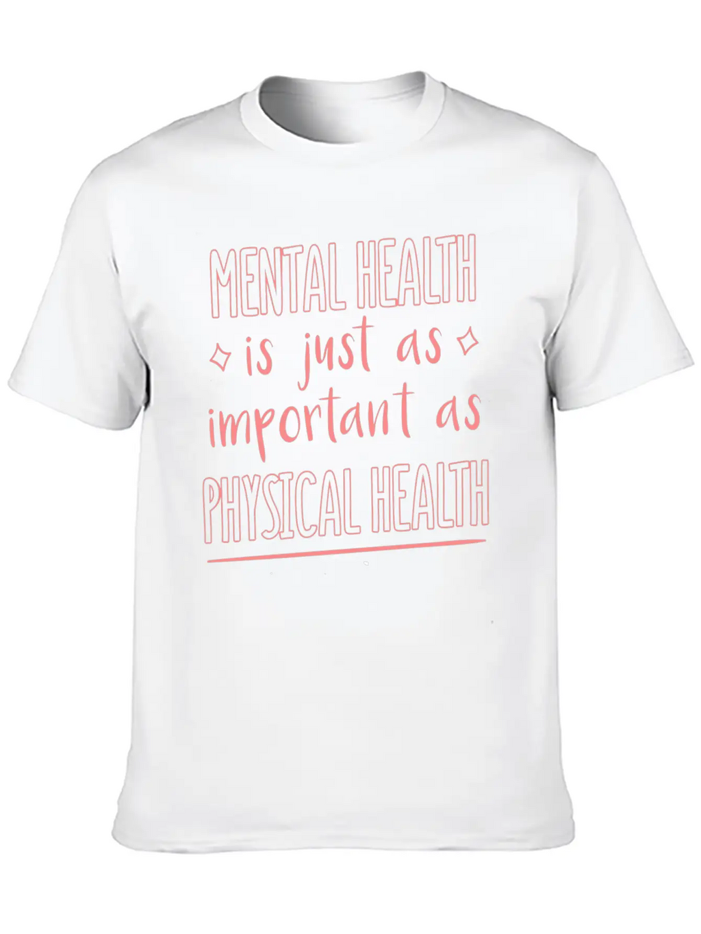 Mental Health Sayings Classic Fit Graphic Tee For Daily Comfort – Unisex Cotton Shirt