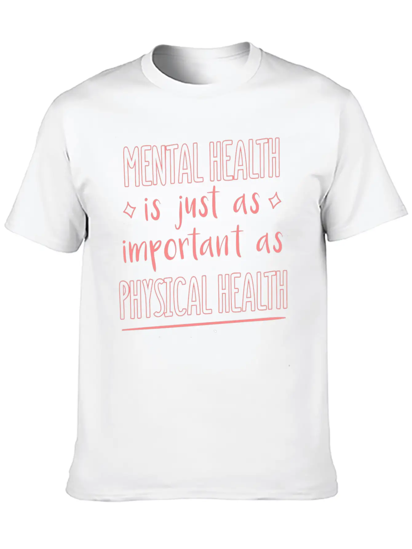 Mental Health Sayings Classic Fit Graphic Tee For Daily Comfort – Unisex Cotton Shirt