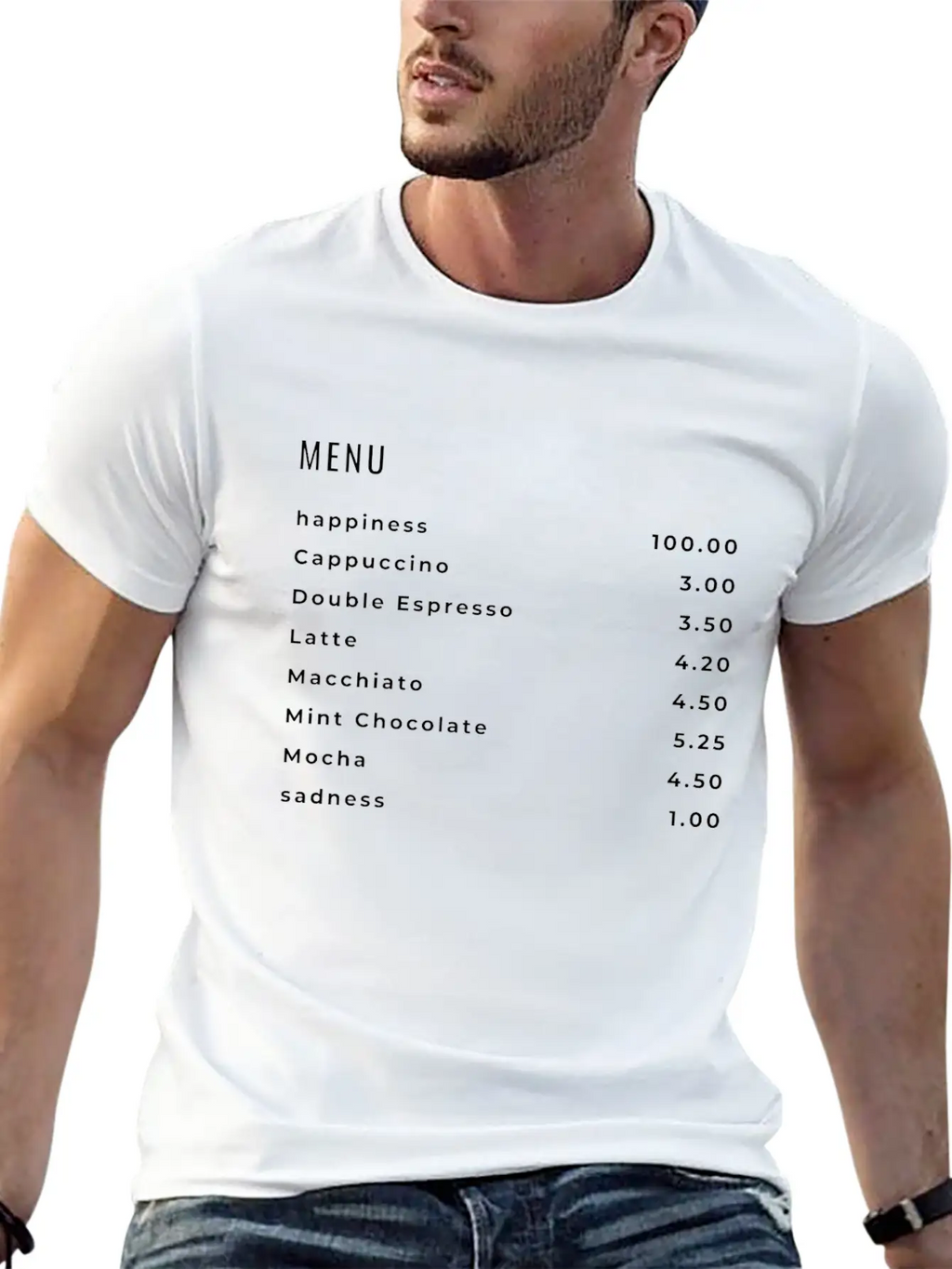 Menu Of Life Unisex Short Sleeve Soft Cotton T-Shirt – Casual Everyday Wear