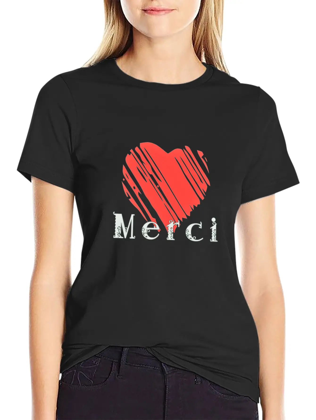 Merci Unisex Casual T-Shirt – Clean Design For Daily Comfort
