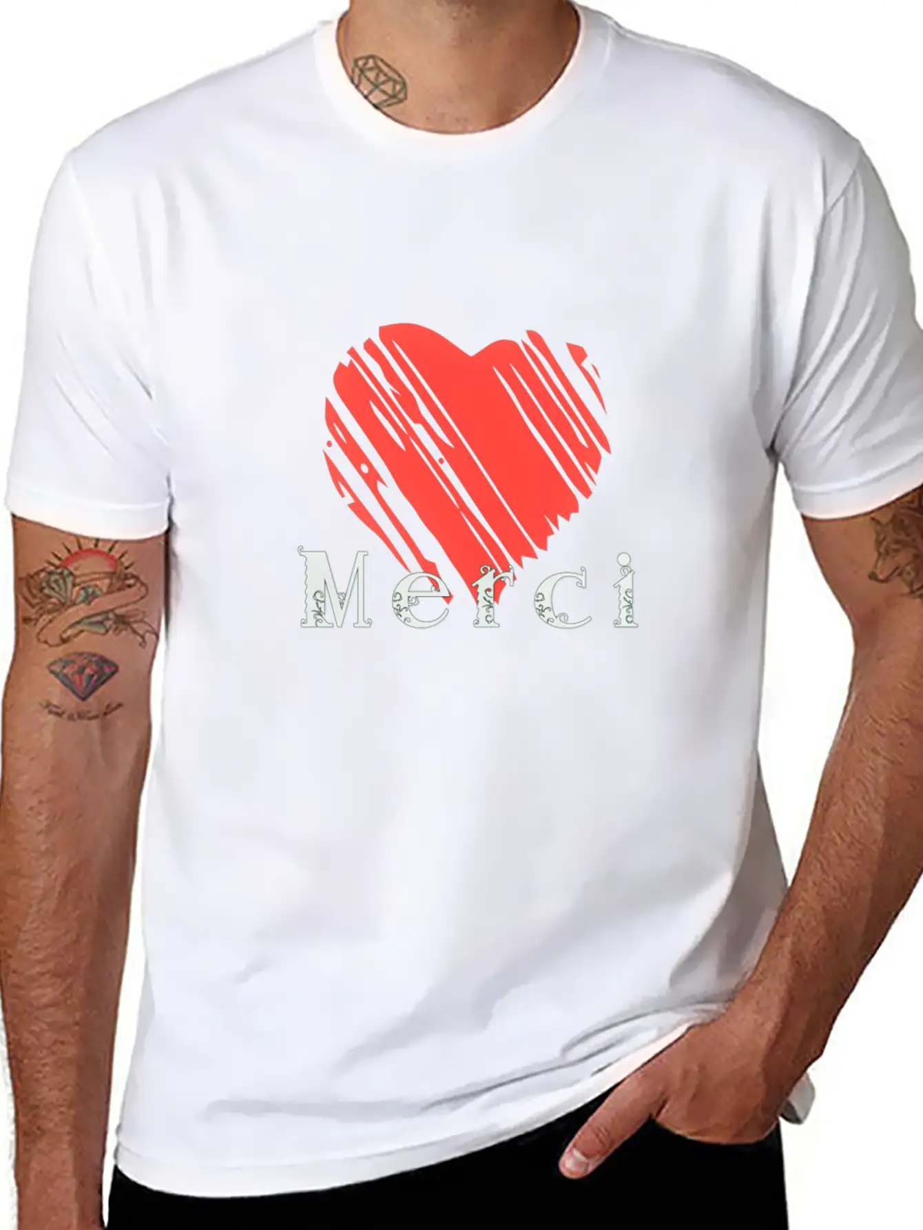 Merci Unisex Casual T-Shirt – Clean Design For Daily Comfort