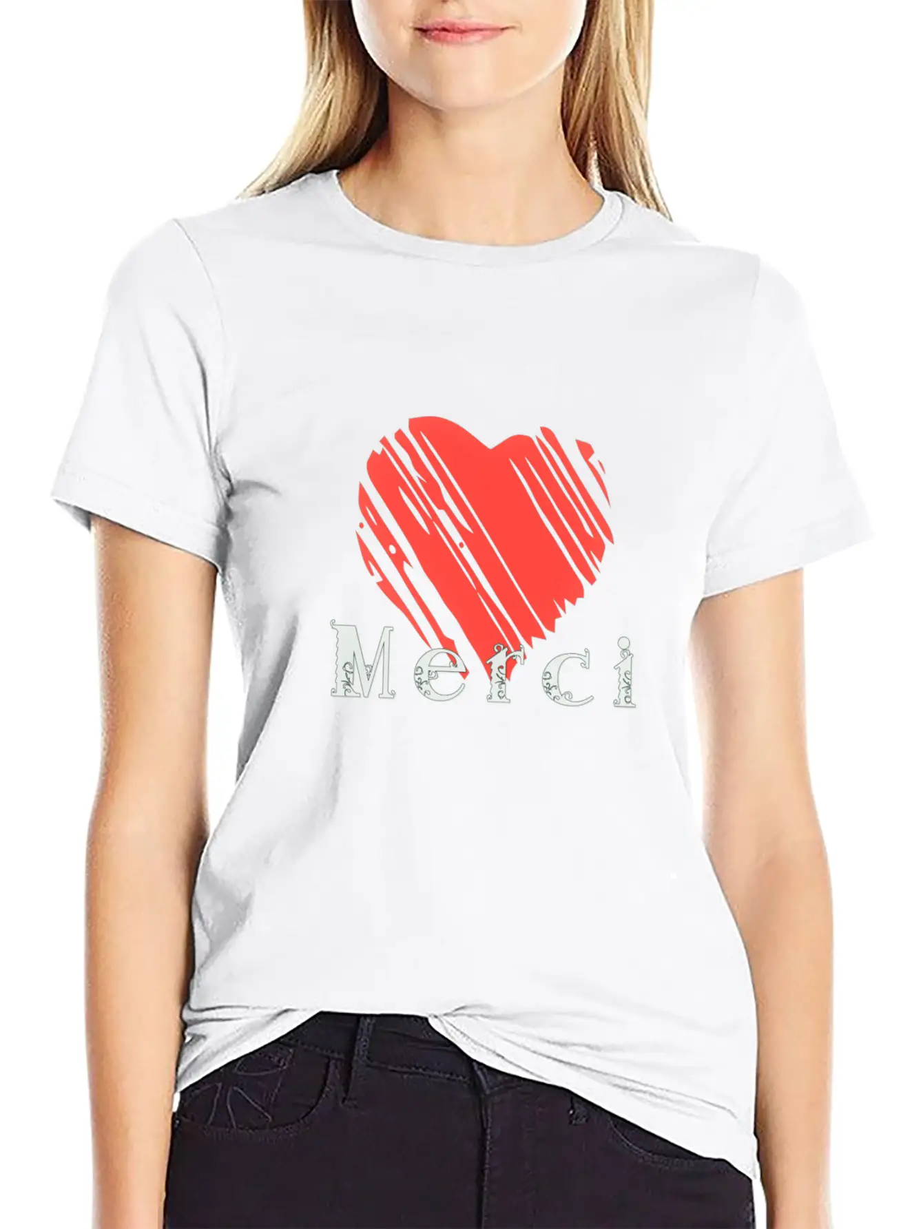 Merci Unisex Casual T-Shirt – Clean Design For Daily Comfort