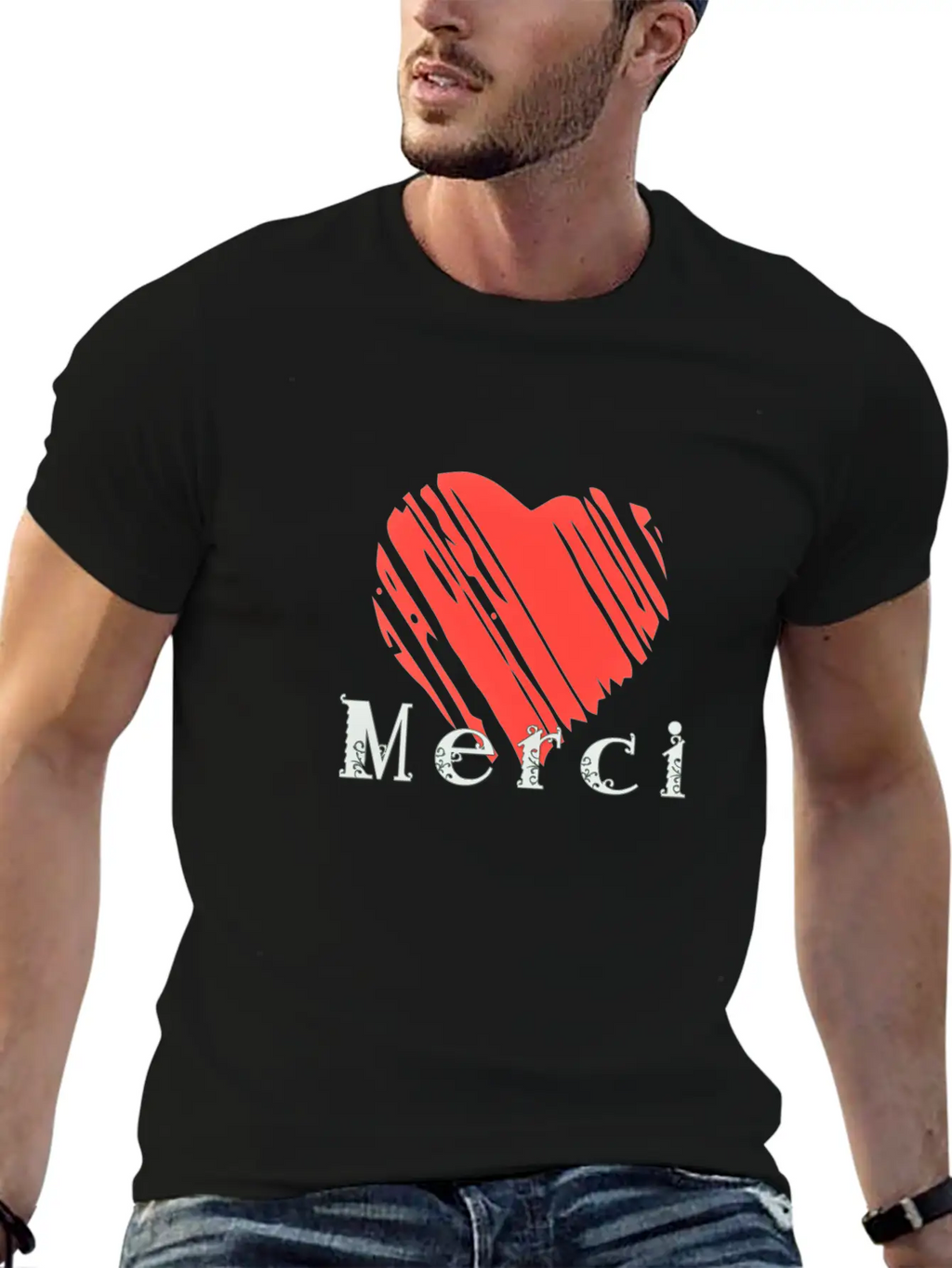 Merci Unisex Casual T-Shirt – Clean Design For Daily Comfort