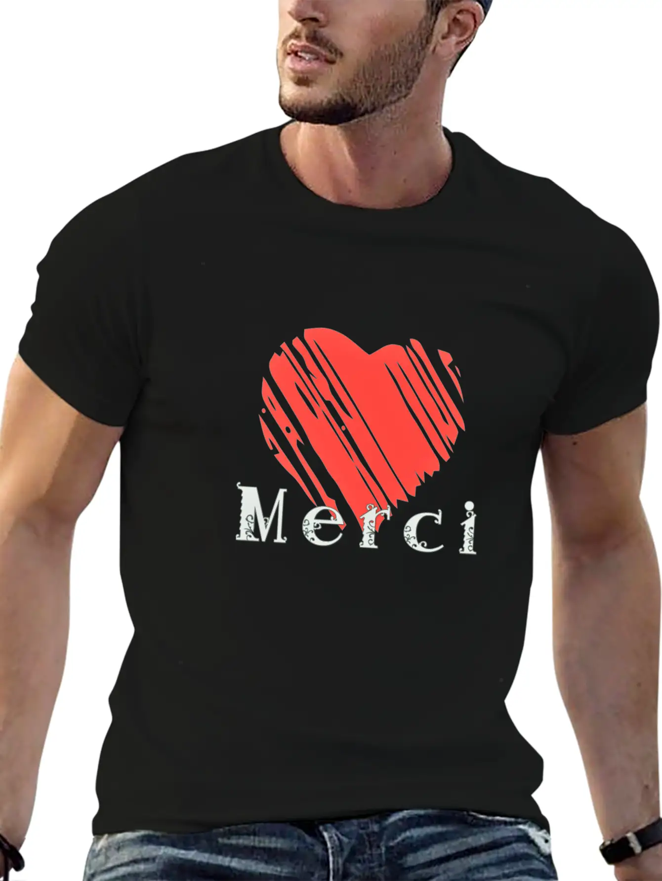 Merci Unisex Casual T-Shirt – Clean Design For Daily Comfort