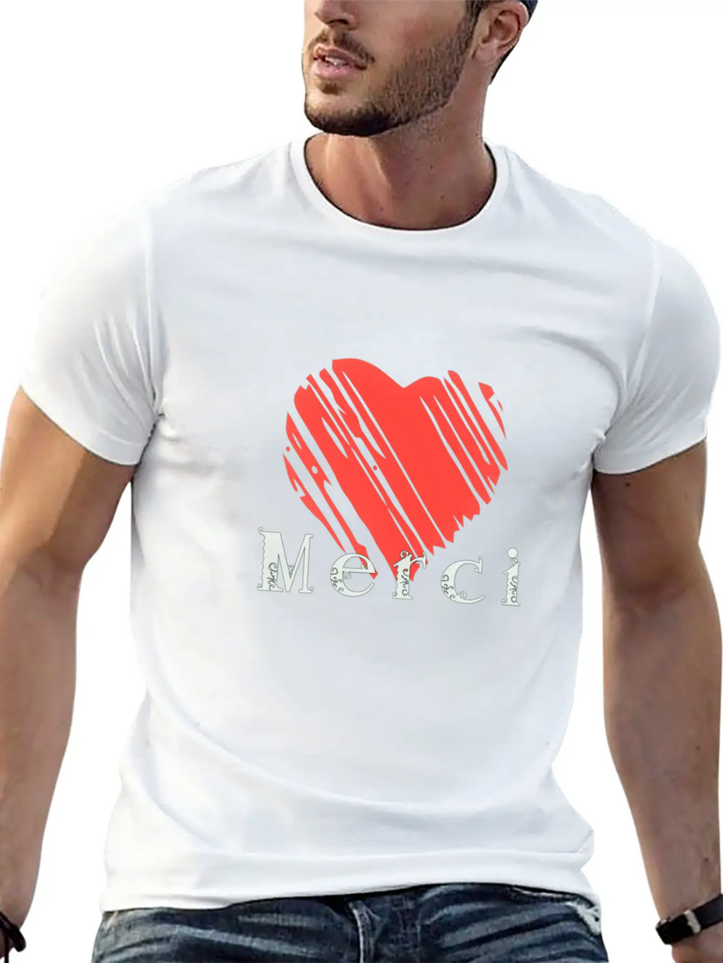 Merci Unisex Casual T-Shirt – Clean Design For Daily Comfort