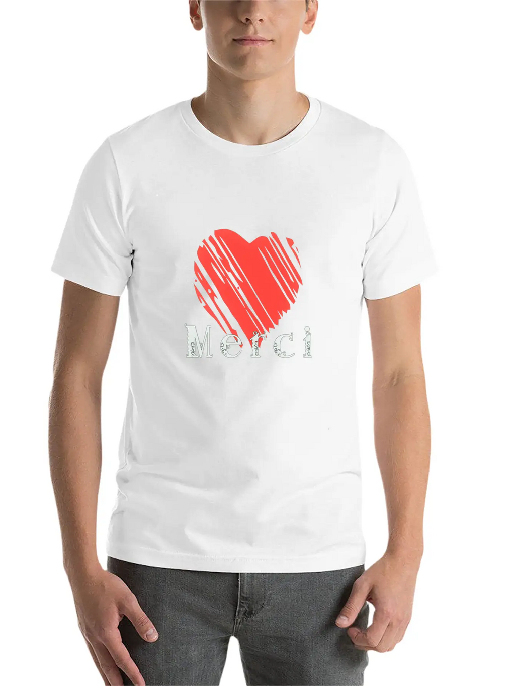 Merci Unisex Casual T-Shirt – Clean Design For Daily Comfort