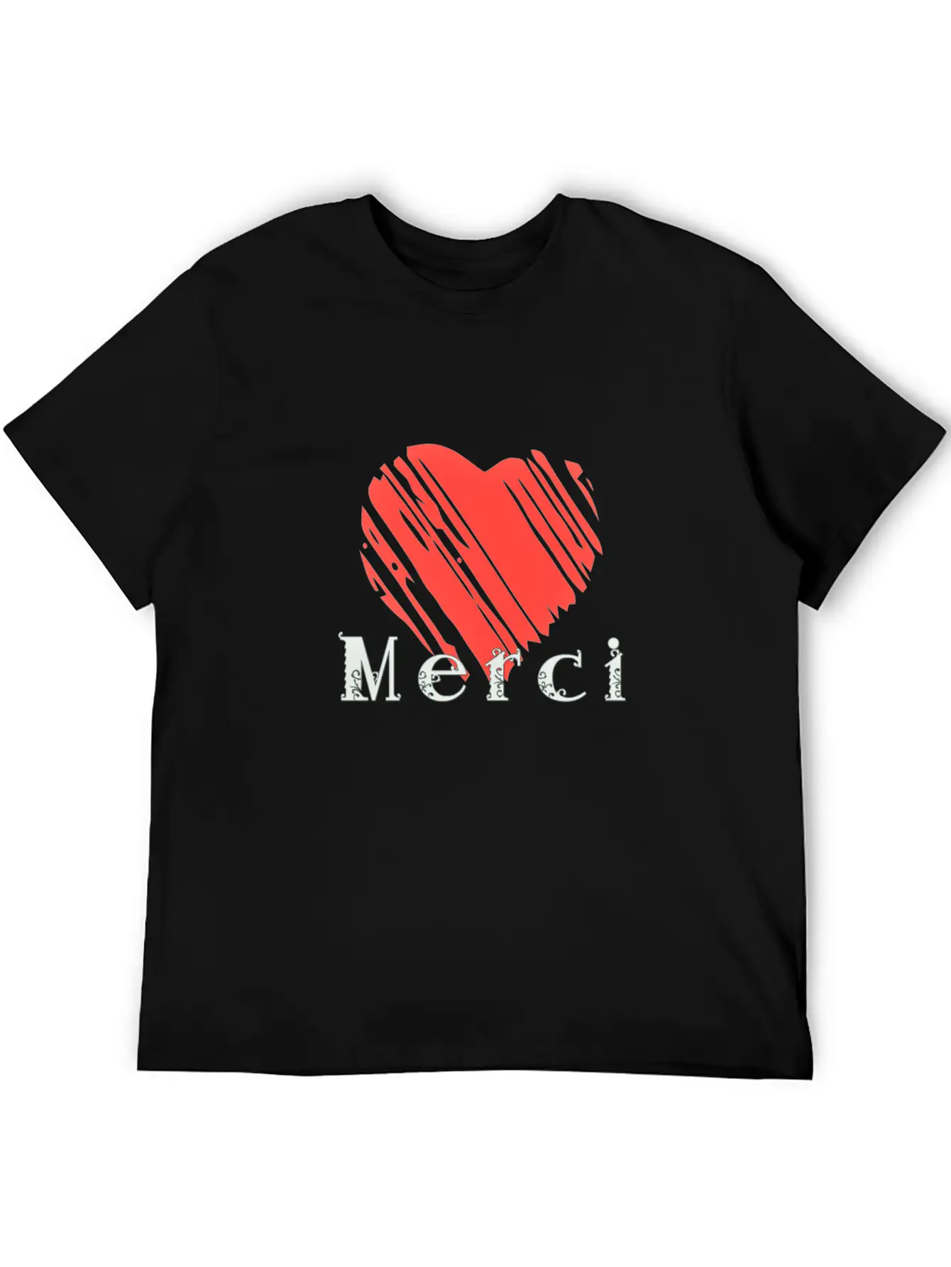 Merci Unisex Casual T-Shirt – Clean Design For Daily Comfort