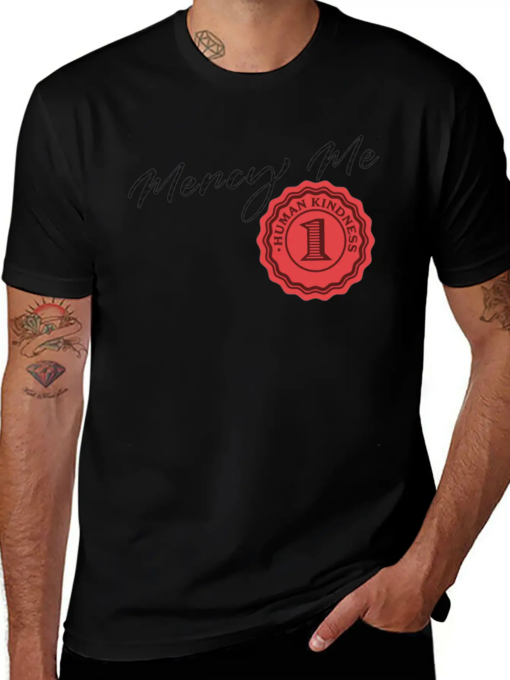 Mercy Me Breathable Soft Cotton T-Shirt – Timeless Casual Look
