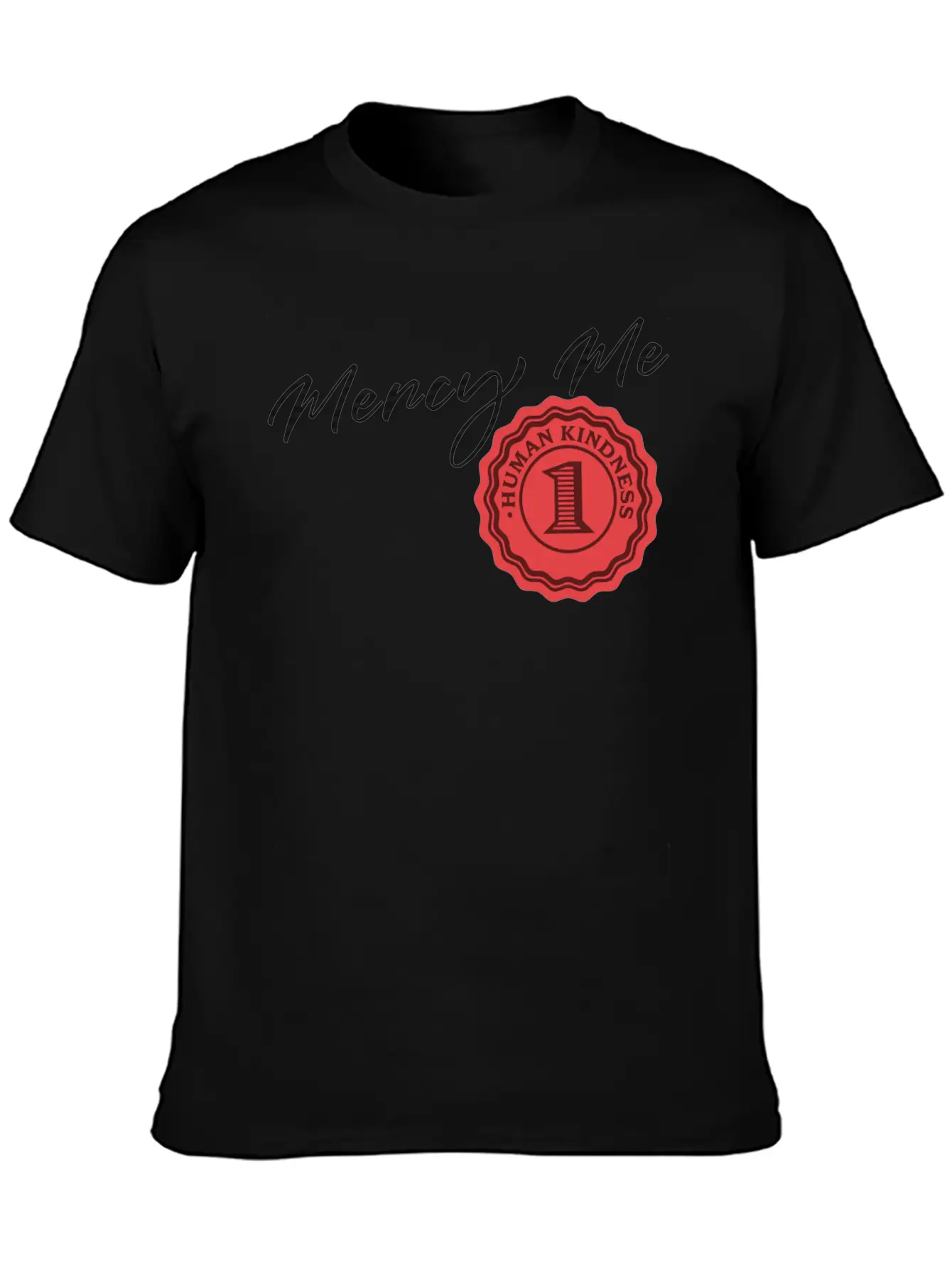Mercy Me Breathable Soft Cotton T-Shirt – Timeless Casual Look