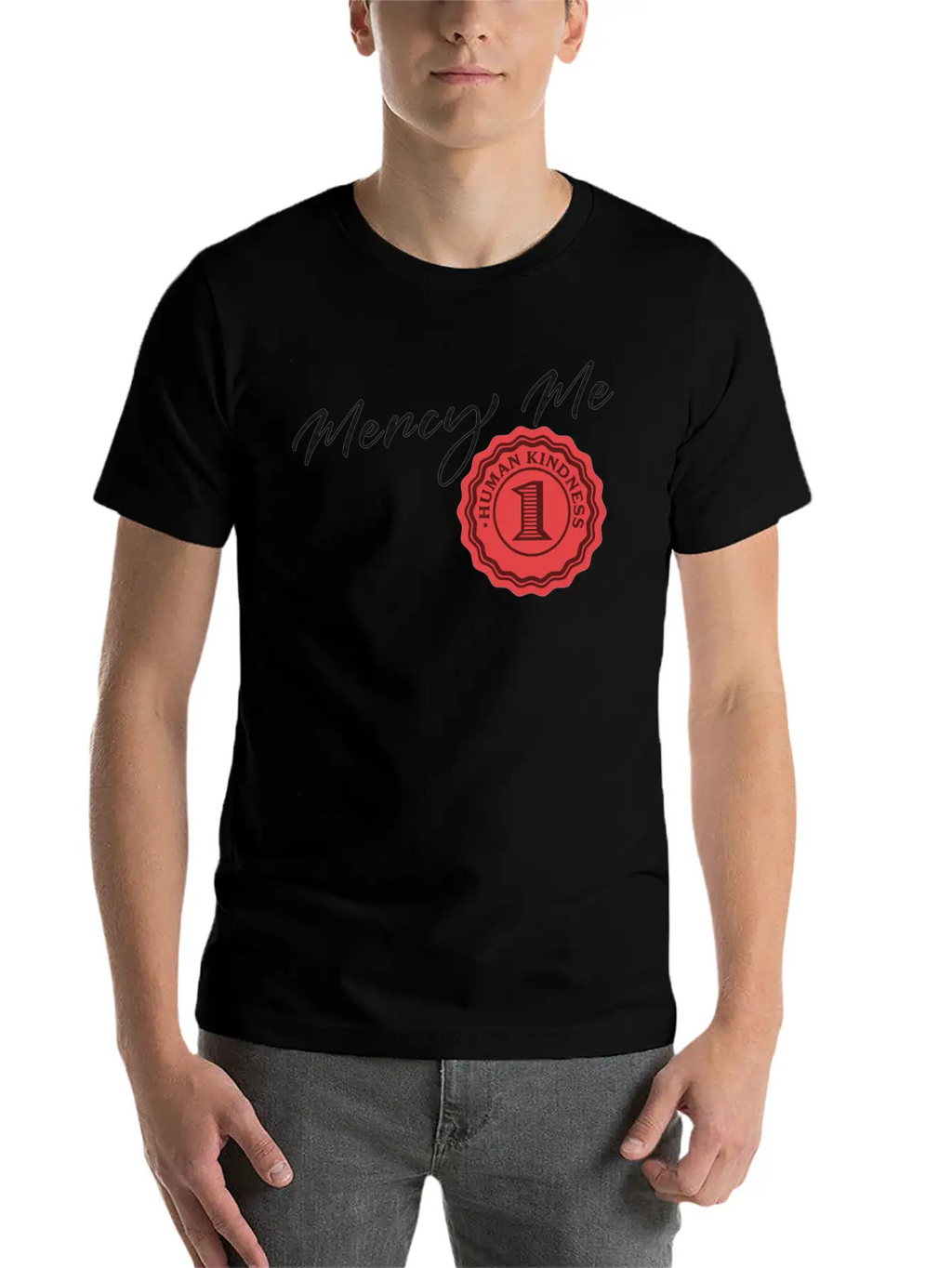 Mercy Me Breathable Soft Cotton T-Shirt – Timeless Casual Look