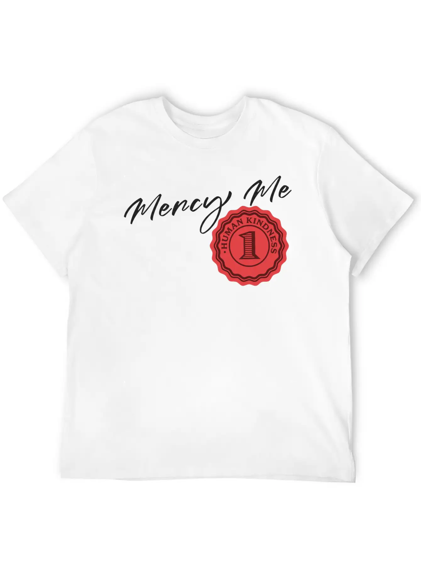Mercy Me Breathable Soft Cotton T-Shirt – Timeless Casual Look