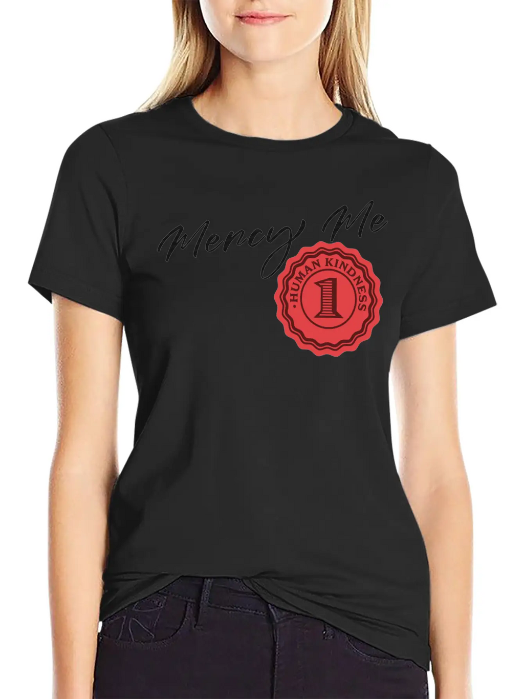 Mercy Me Breathable Soft Cotton T-Shirt – Timeless Casual Look