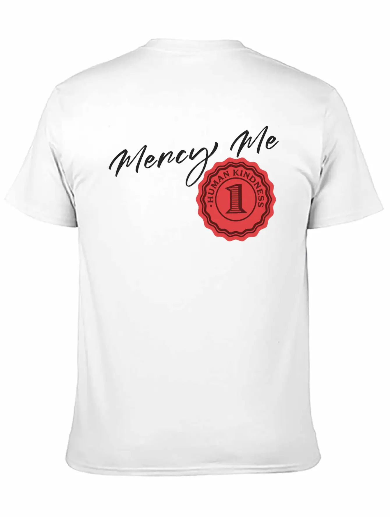 Mercy Me Breathable Soft Cotton T-Shirt – Timeless Casual Look