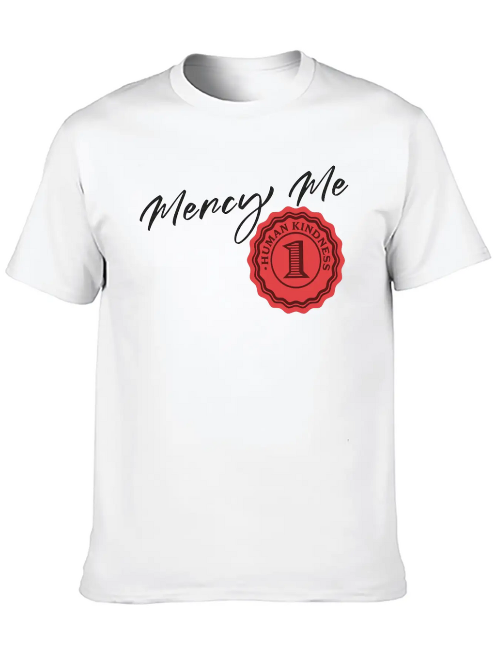 Mercy Me Breathable Soft Cotton T-Shirt – Timeless Casual Look