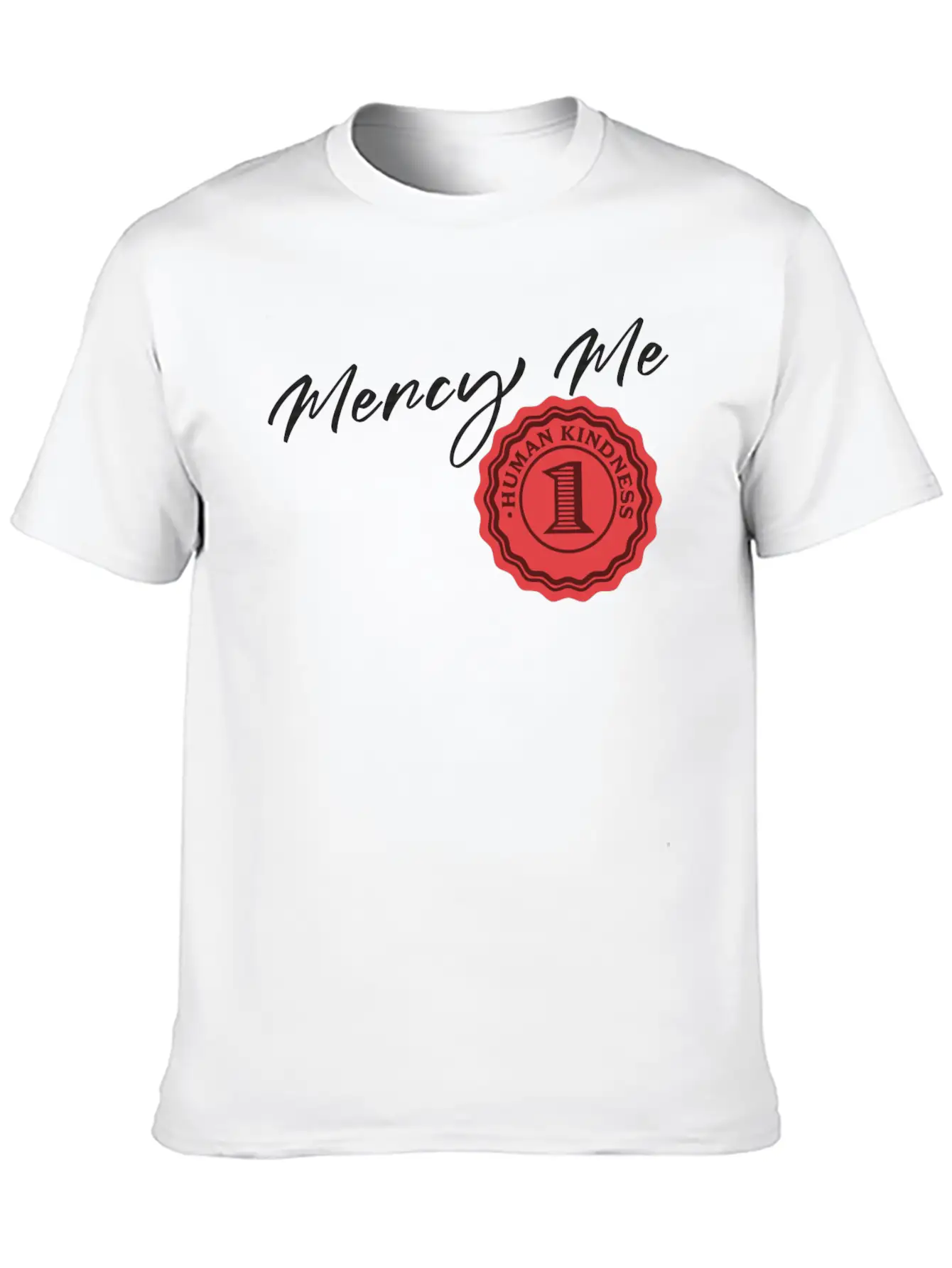 Mercy Me Breathable Soft Cotton T-Shirt – Timeless Casual Look
